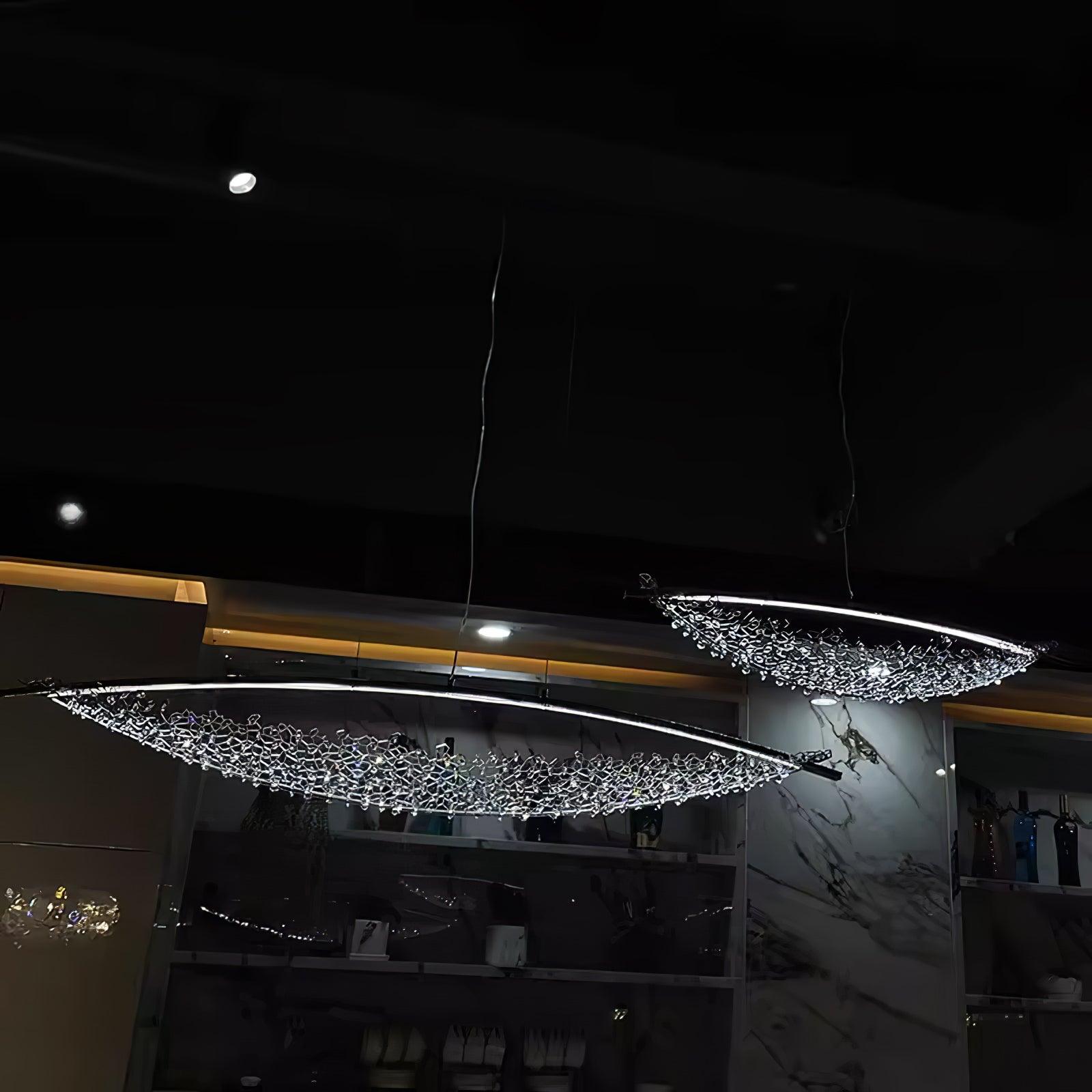 Elvarin Kristall Pendelleuchte-Letslighting