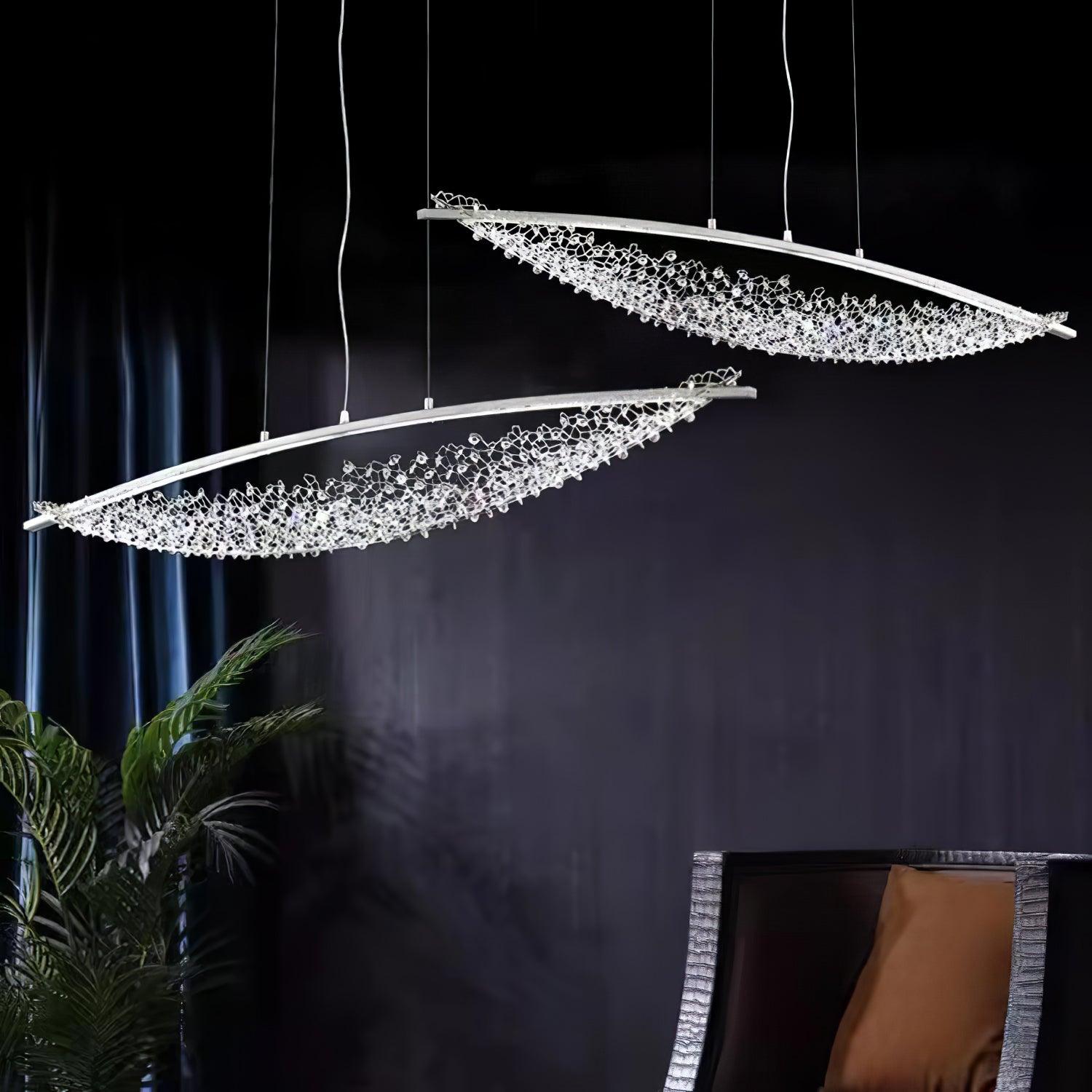 Elvarin Kristall Pendelleuchte-Letslighting