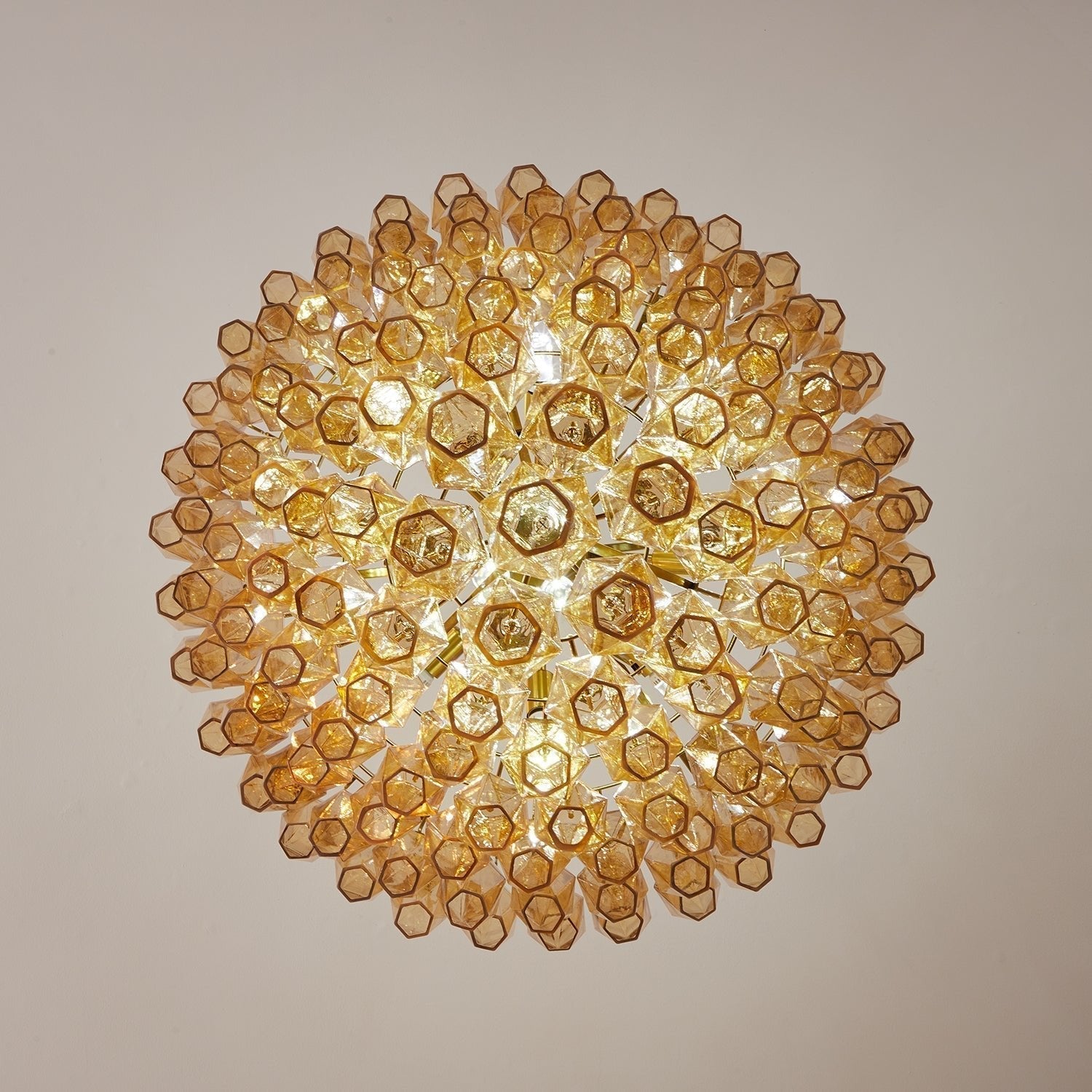 Aurora Chandelier Amber Empire Prism - Neutralighting