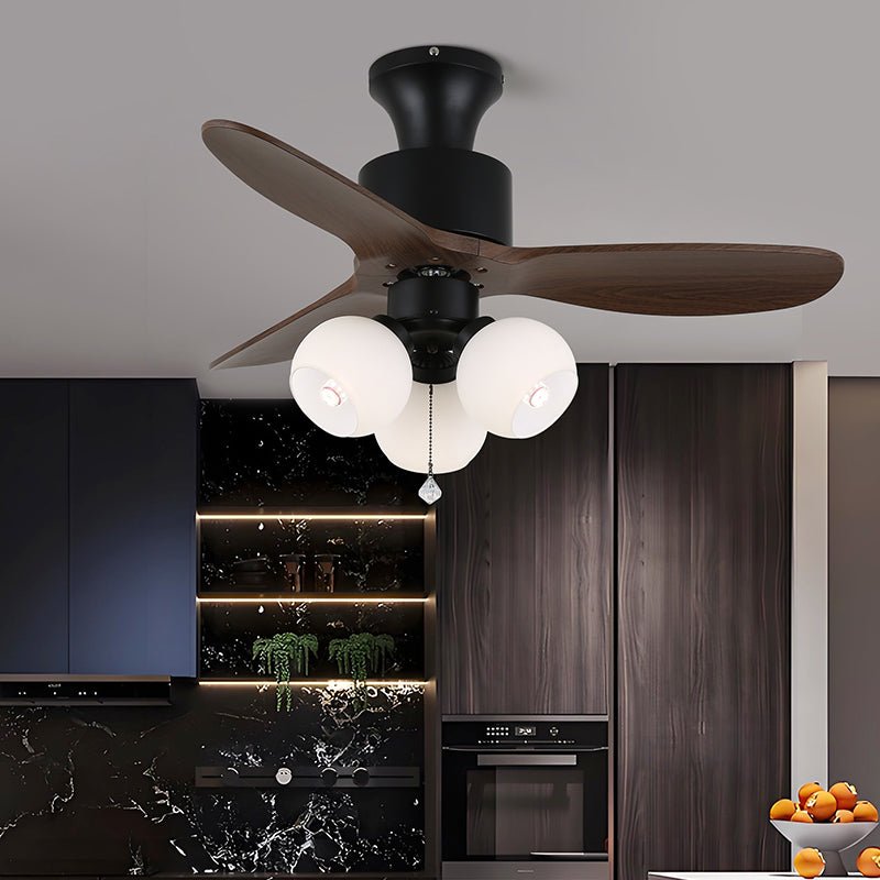 Veloria Deckenventilatorlampe präsentiert ihr komplettes Design und die Fernbedienung