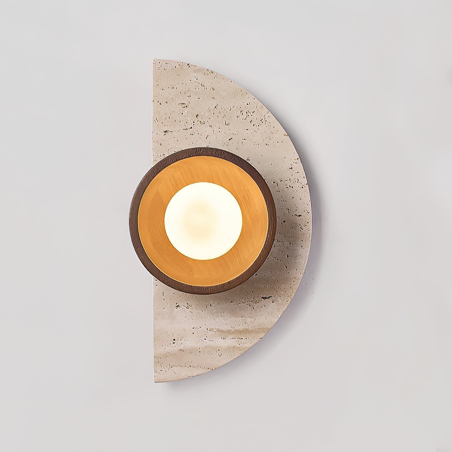 Dvaluvyi Individual Creativity Travertine Wall Lamp - Letslighting
