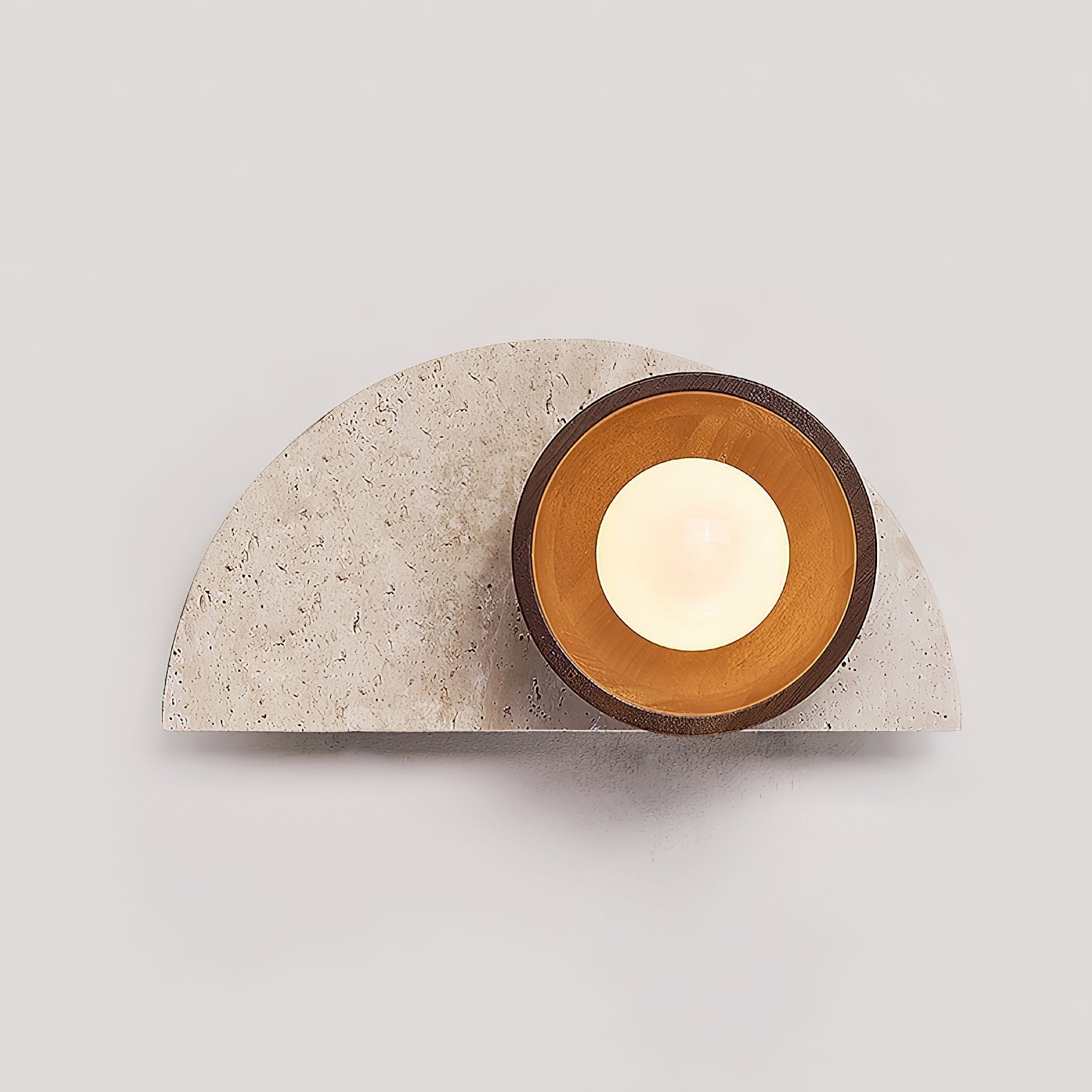 Dvaluvyi Individual Creativity Travertine Wall Lamp - Letslighting