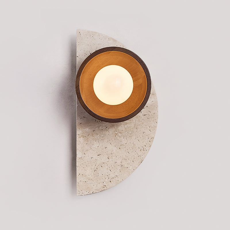 Dvaluvyi Individual Creativity Travertine Wall Lamp - Letslighting