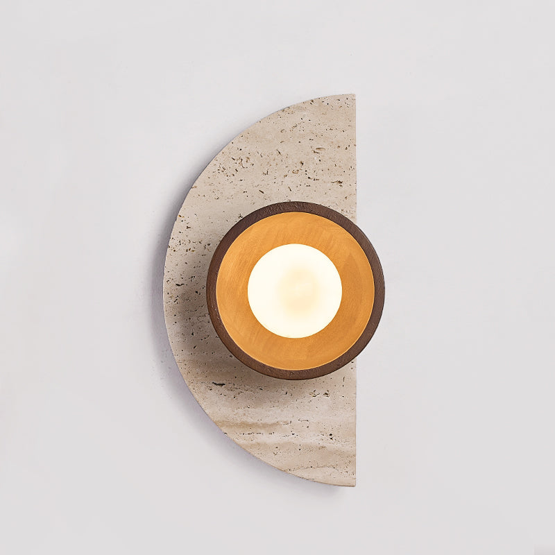 Dvaluvyi Individual Creativity Travertine Wall Lamp - Letslighting