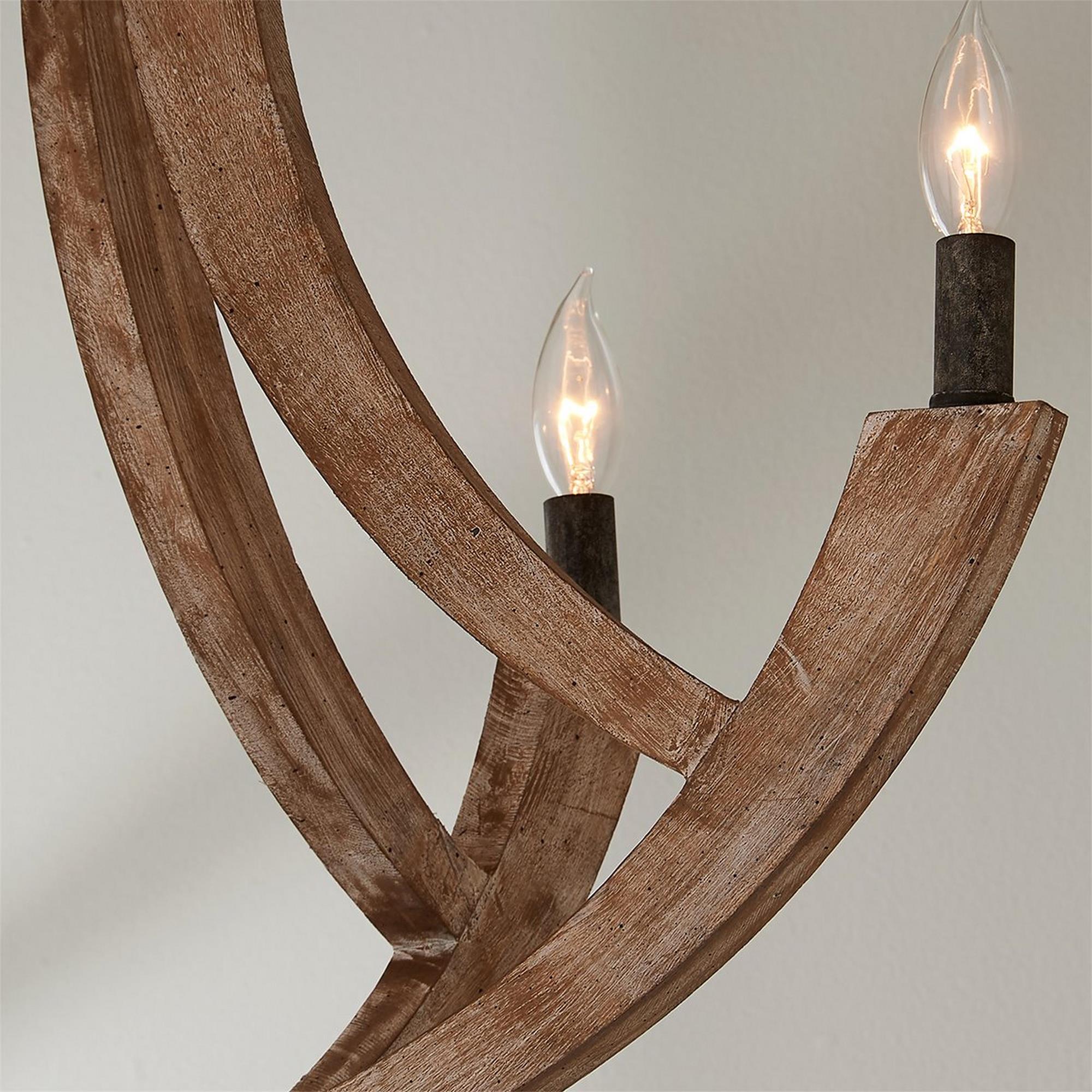 Eirikuvyi Vintage Kreativität Holz Laterne Pendelleuchte-Letslighting