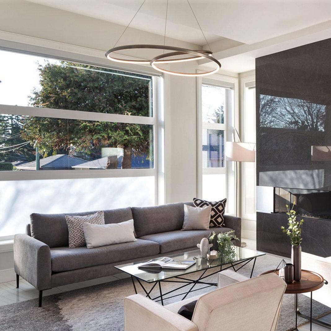 Lustra Kronleuchter Gold Aluminium Opal Glas-Letslighting