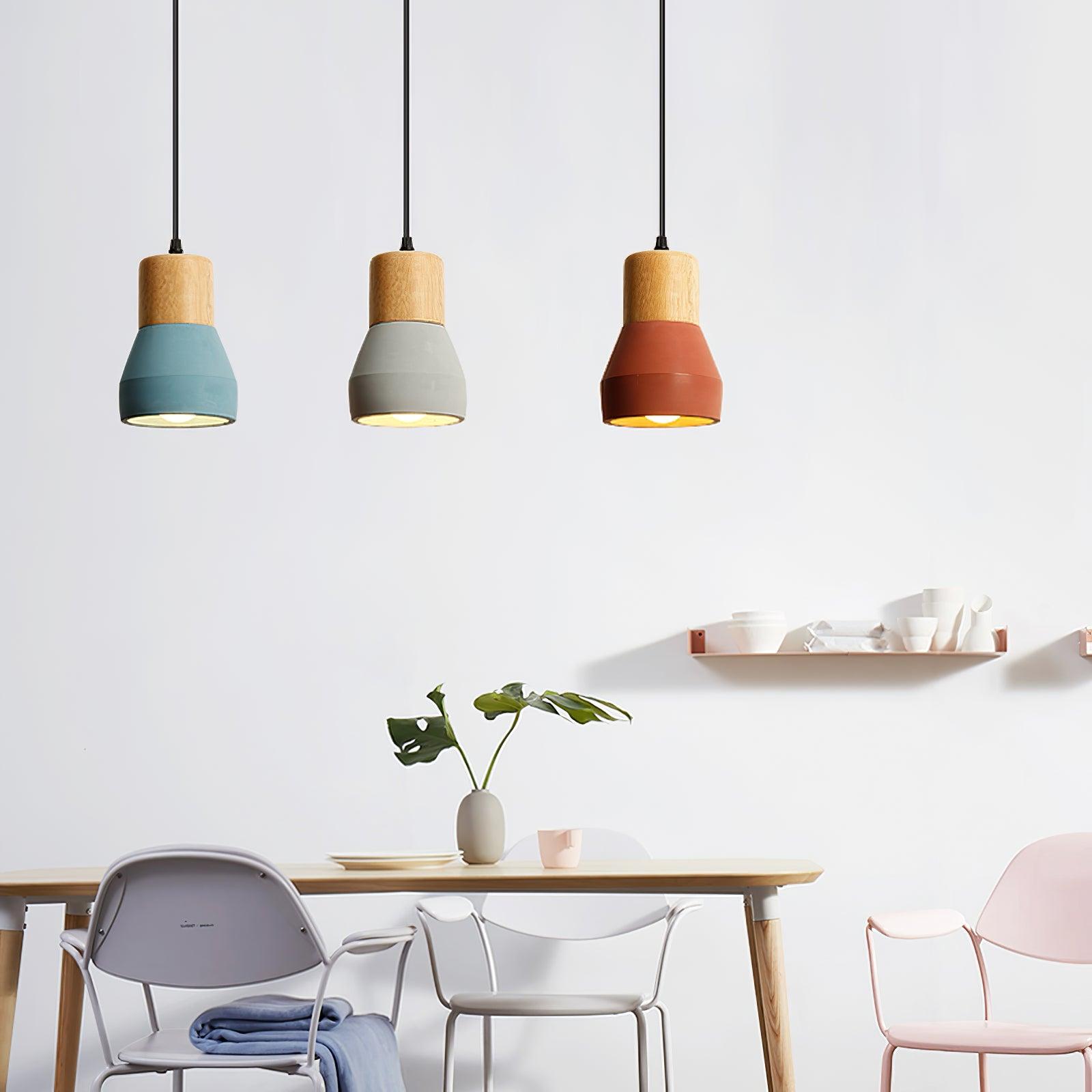 Concretis Industriell Zement Pendelleuchte-Letslighting