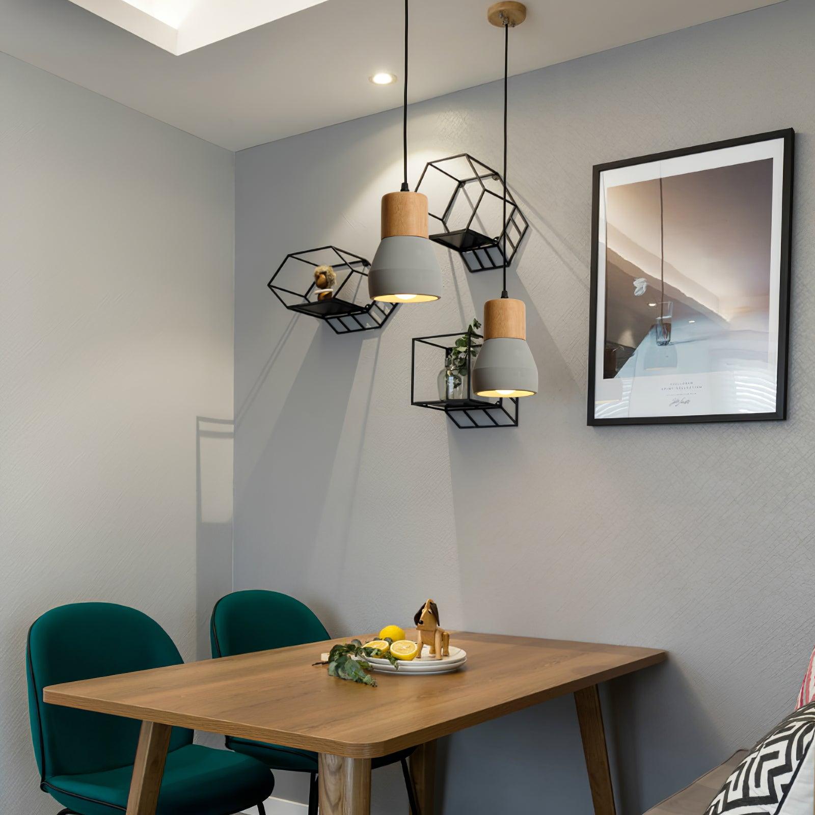 Concretis Industriell Zement Pendelleuchte-Letslighting