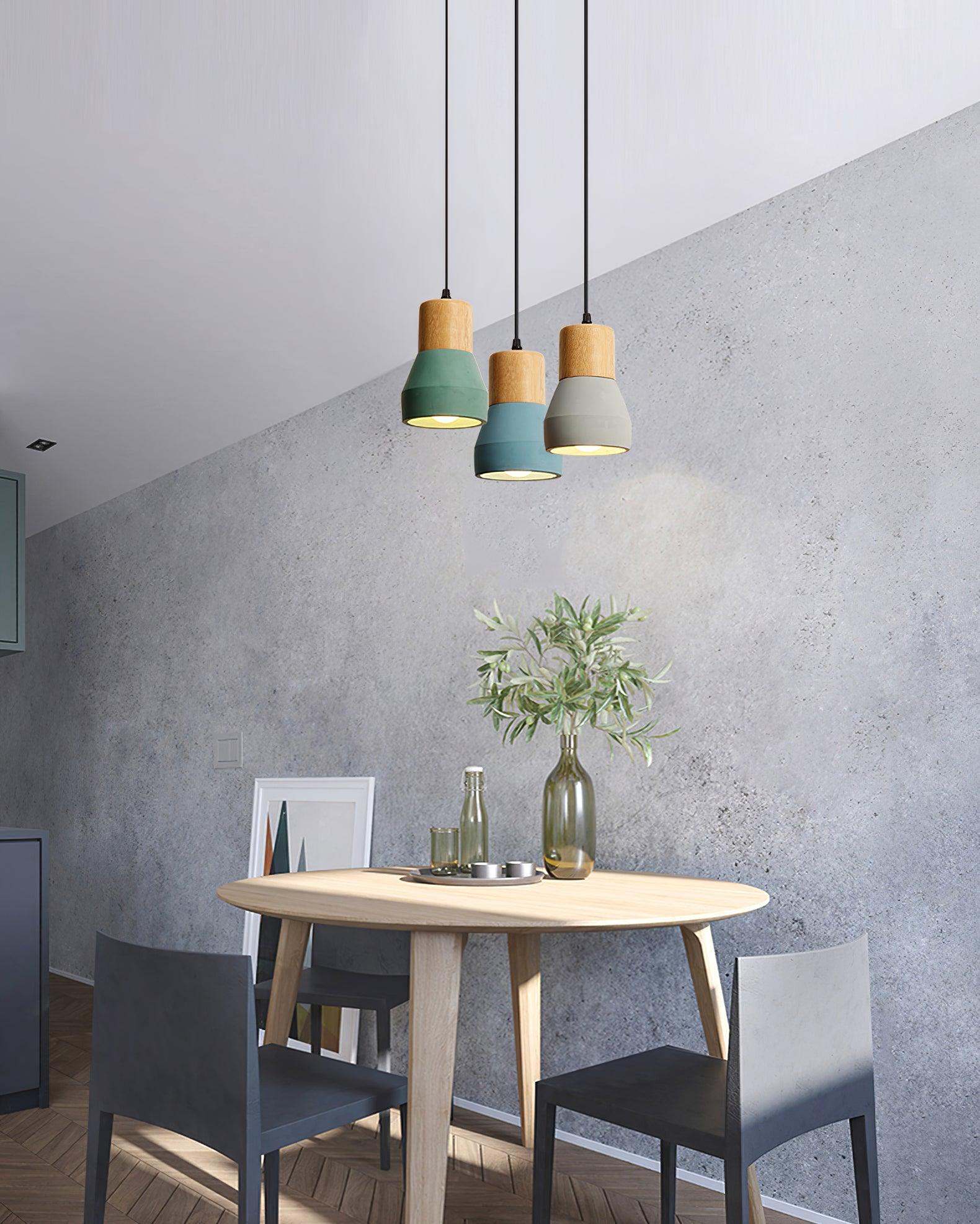 Concretis Industriell Zement Pendelleuchte-Letslighting
