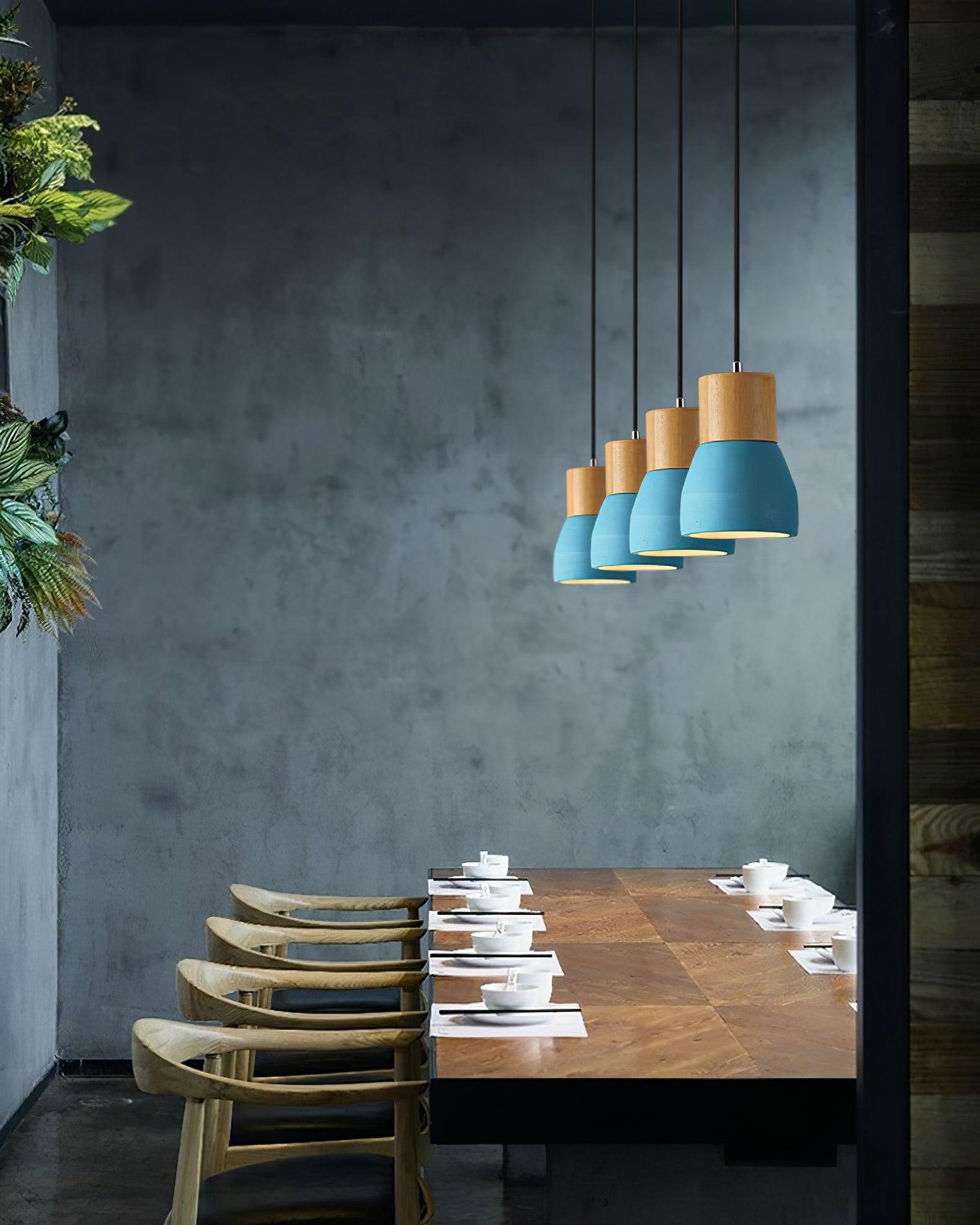 Concretis Industriell Zement Pendelleuchte-Letslighting