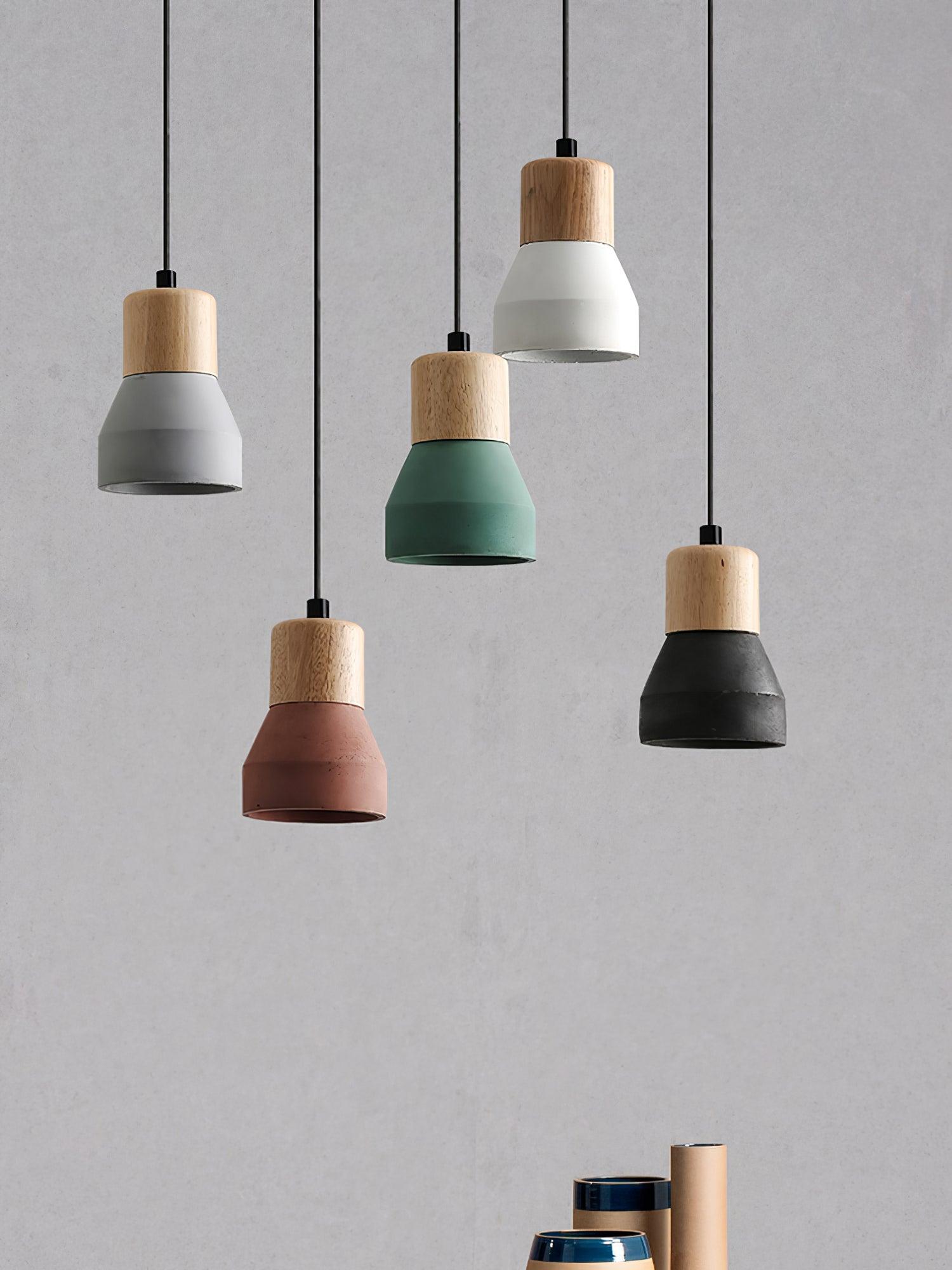 Concretis Industriell Zement Pendelleuchte-Letslighting