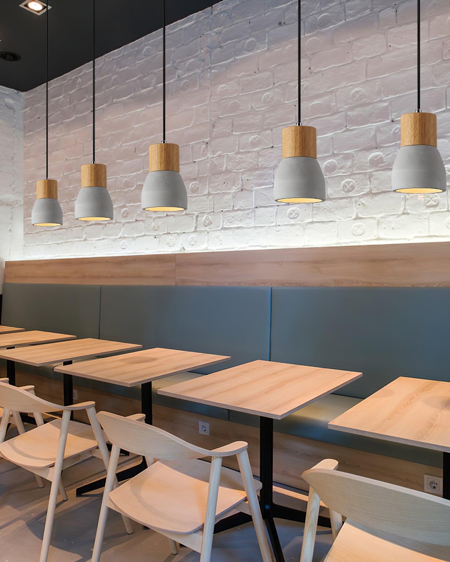 Concretis Industriell Zement Pendelleuchte-Letslighting