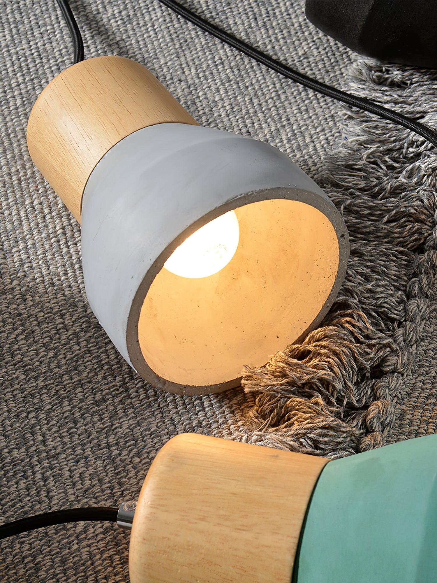 Concretis Industriell Zement Pendelleuchte-Letslighting