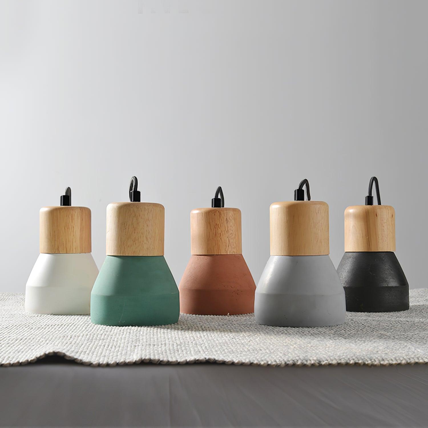 Concretis Industriell Zement Pendelleuchte-Letslighting