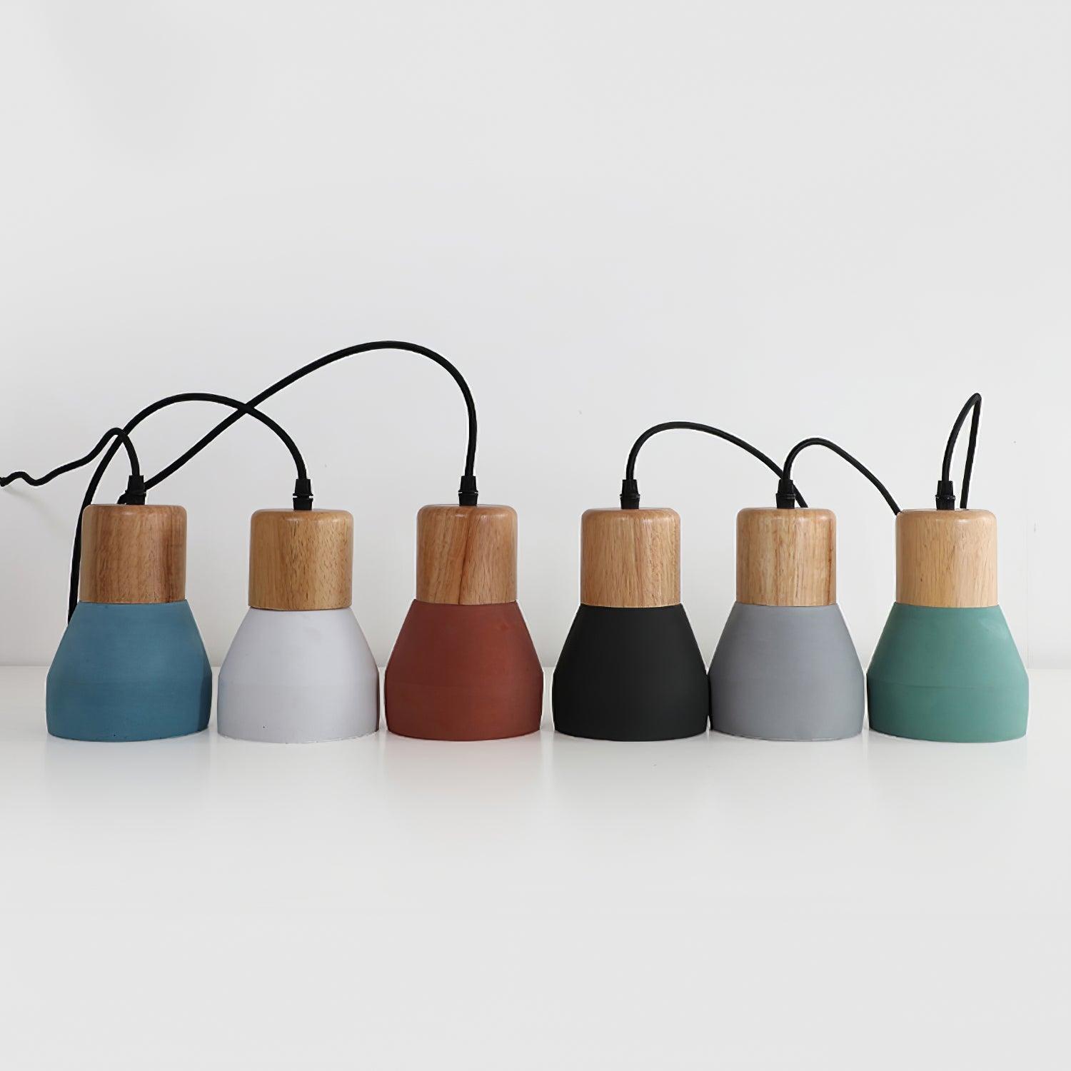 Concretis Industriell Zement Pendelleuchte-Letslighting