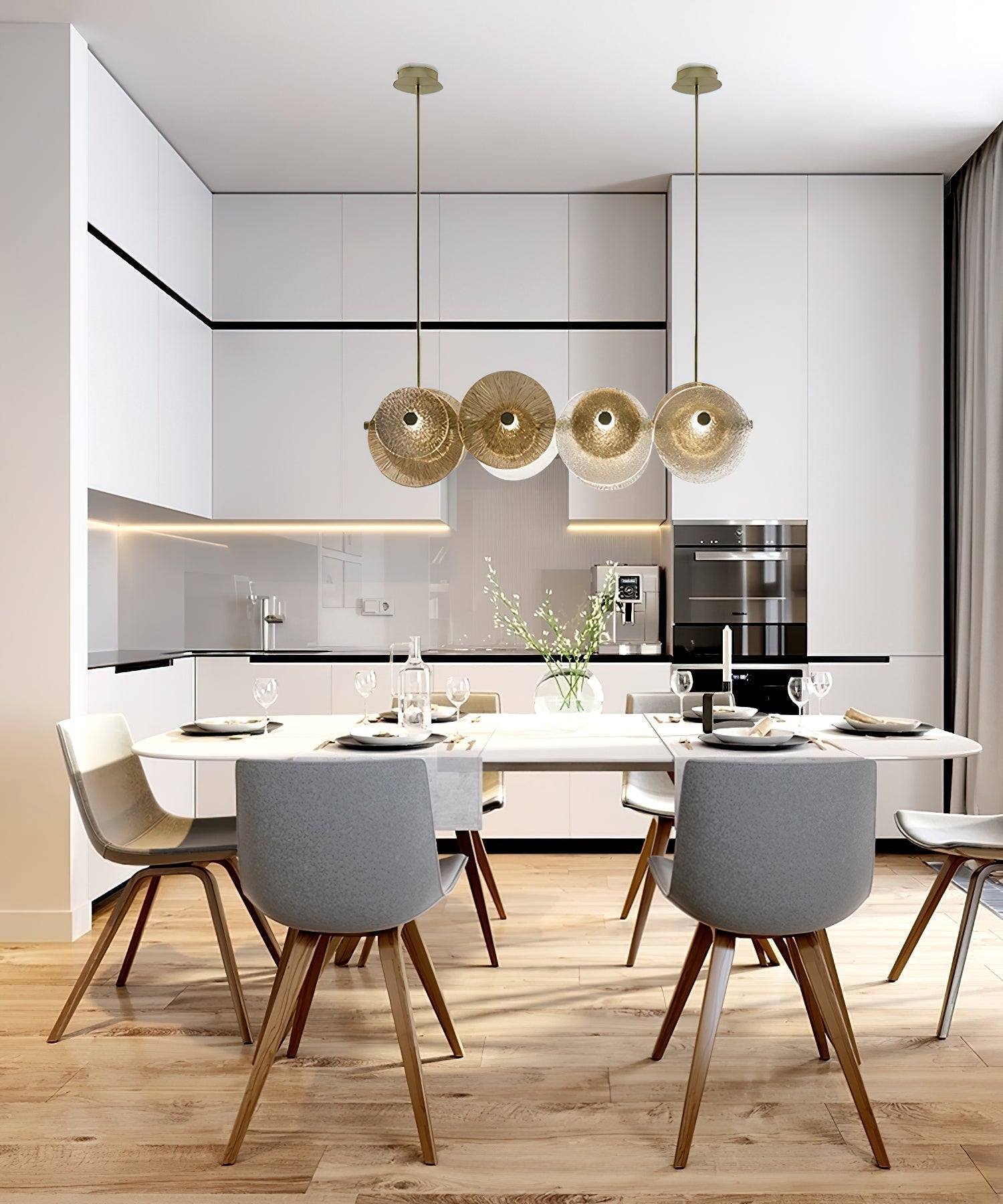 Himinuvyn Kristall Nordisch Modern Kronleuchter-Letslighting