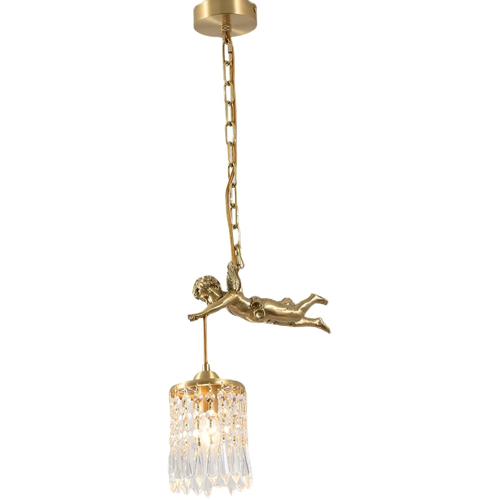 Calytra Messing Kristall Künstlerisch Pendelleuchte-Letslighting