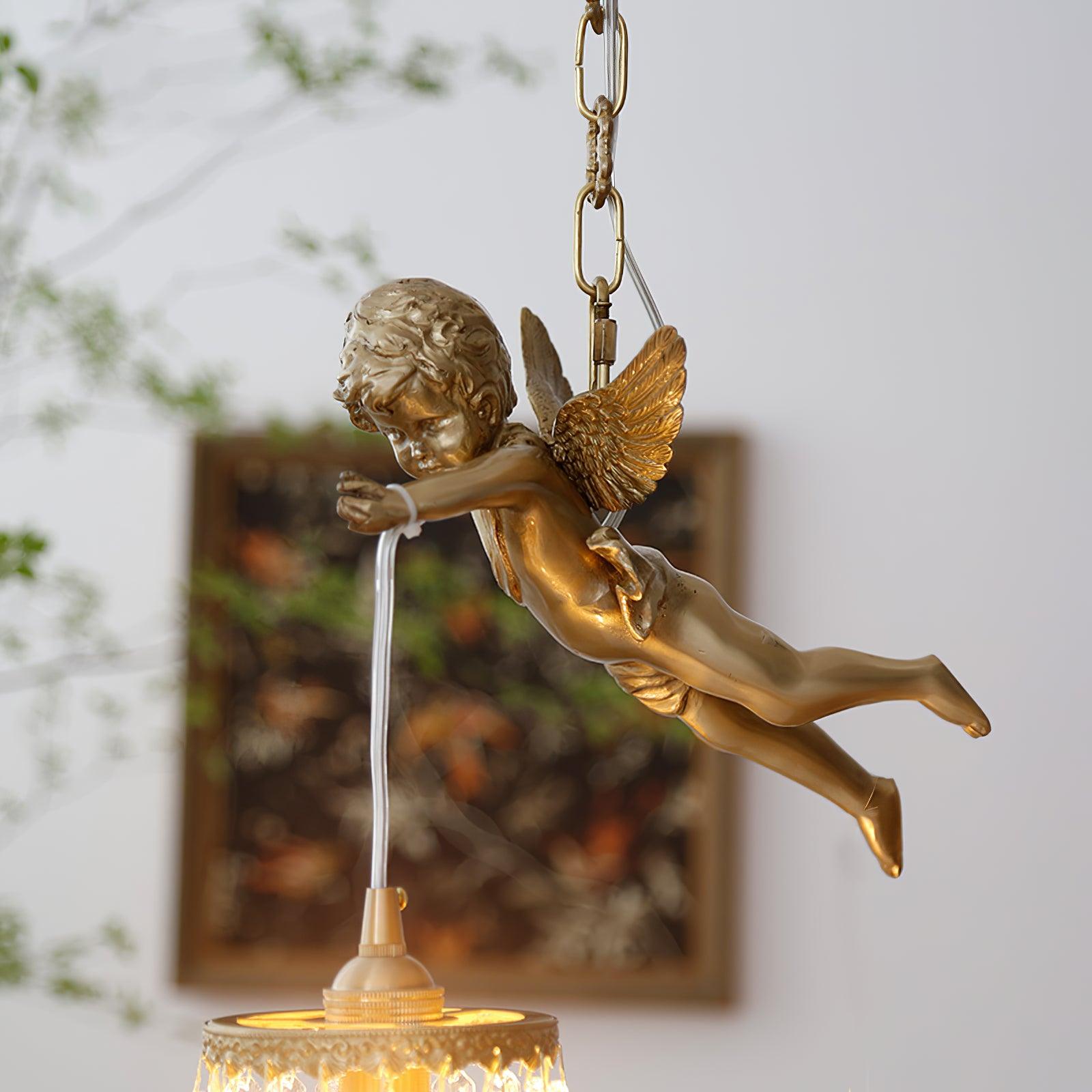 Calytra Messing Kristall Künstlerisch Pendelleuchte-Letslighting