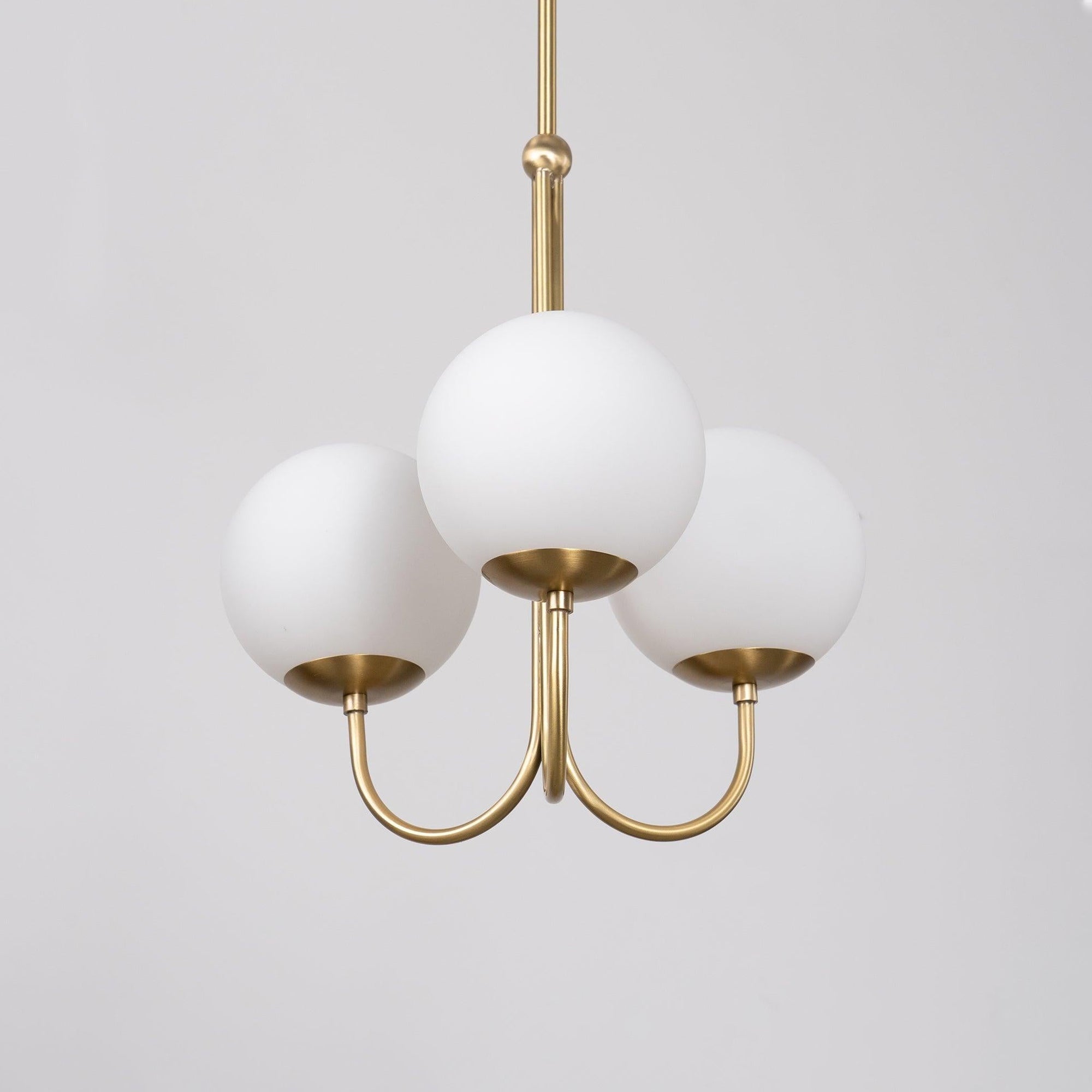 Mirelent Elegante Hängeleuchte aus Metall und Glas-Letslighting