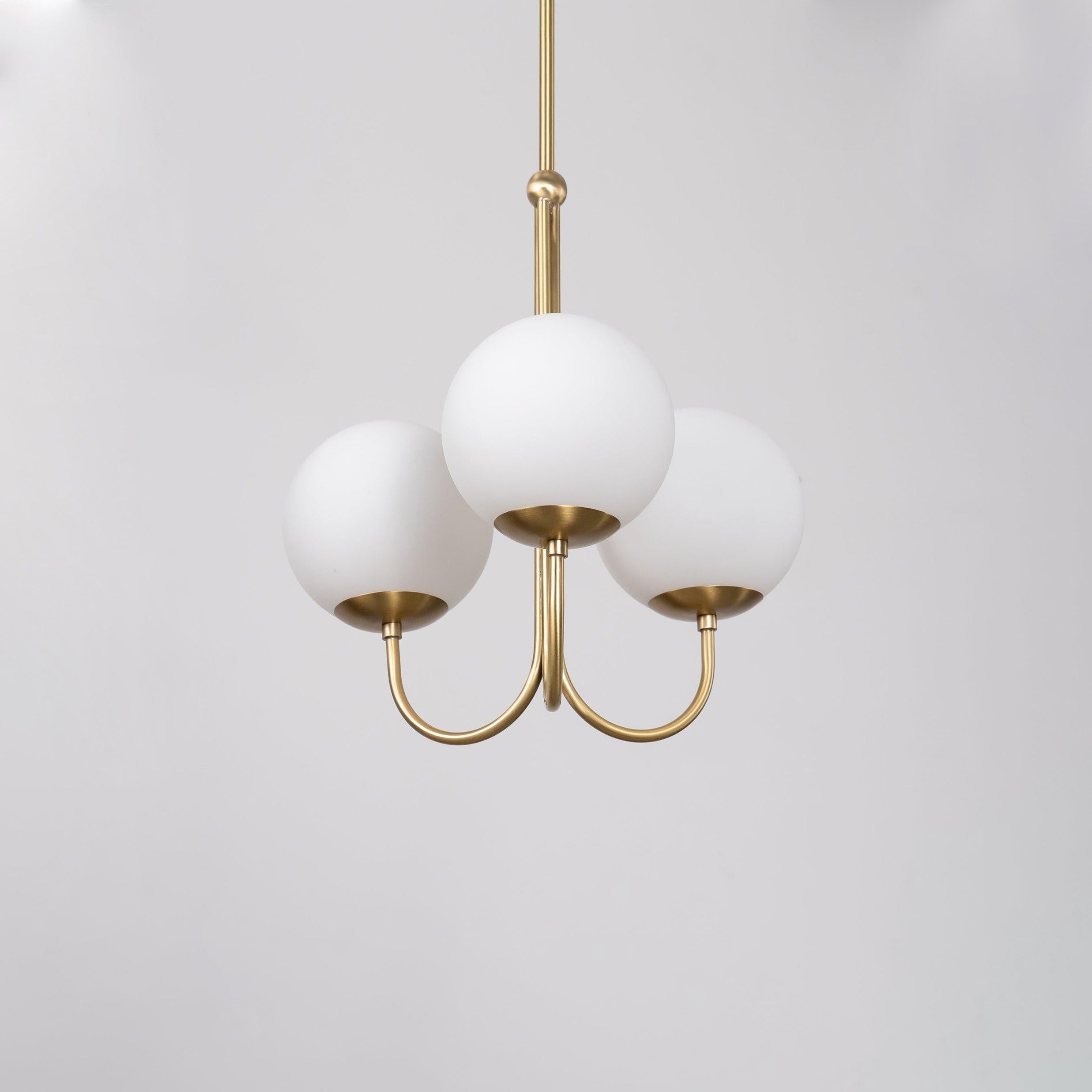 Mirelent Elegante Hängeleuchte aus Metall und Glas-Letslighting