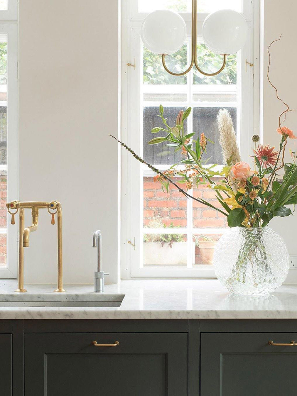 Mirelent Elegante Hängeleuchte aus Metall und Glas-Letslighting