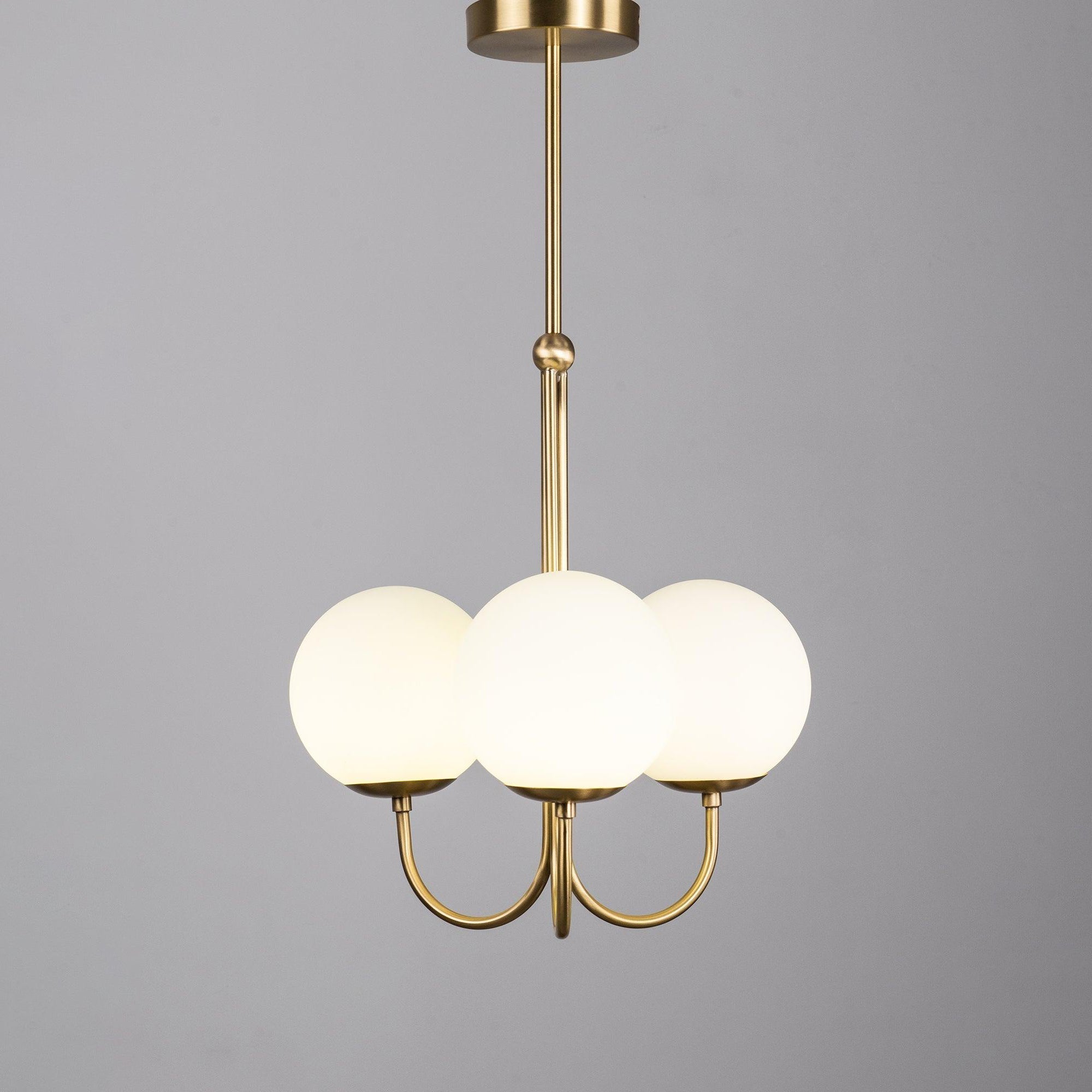 Mirelent Elegante Hängeleuchte aus Metall und Glas-Letslighting