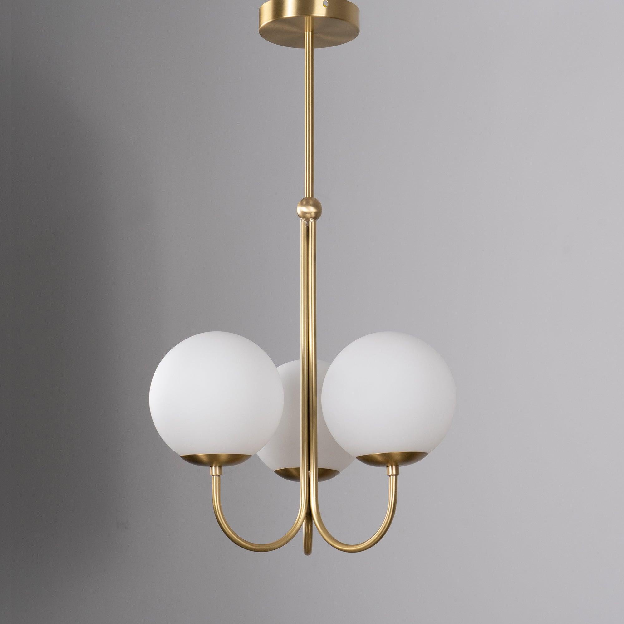 Mirelent Elegante Hängeleuchte aus Metall und Glas-Letslighting