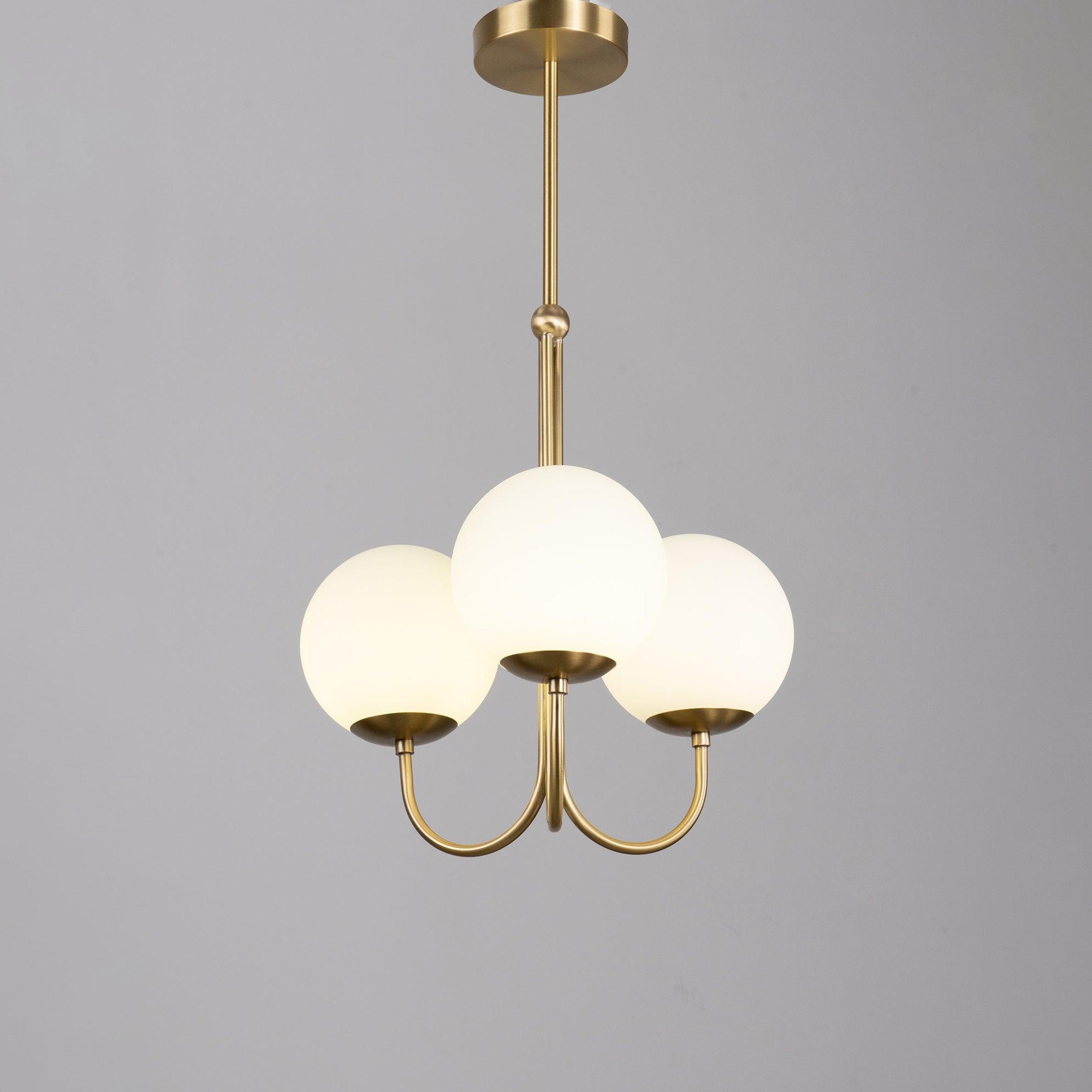 Mirelent Elegante Hängeleuchte aus Metall und Glas-Letslighting