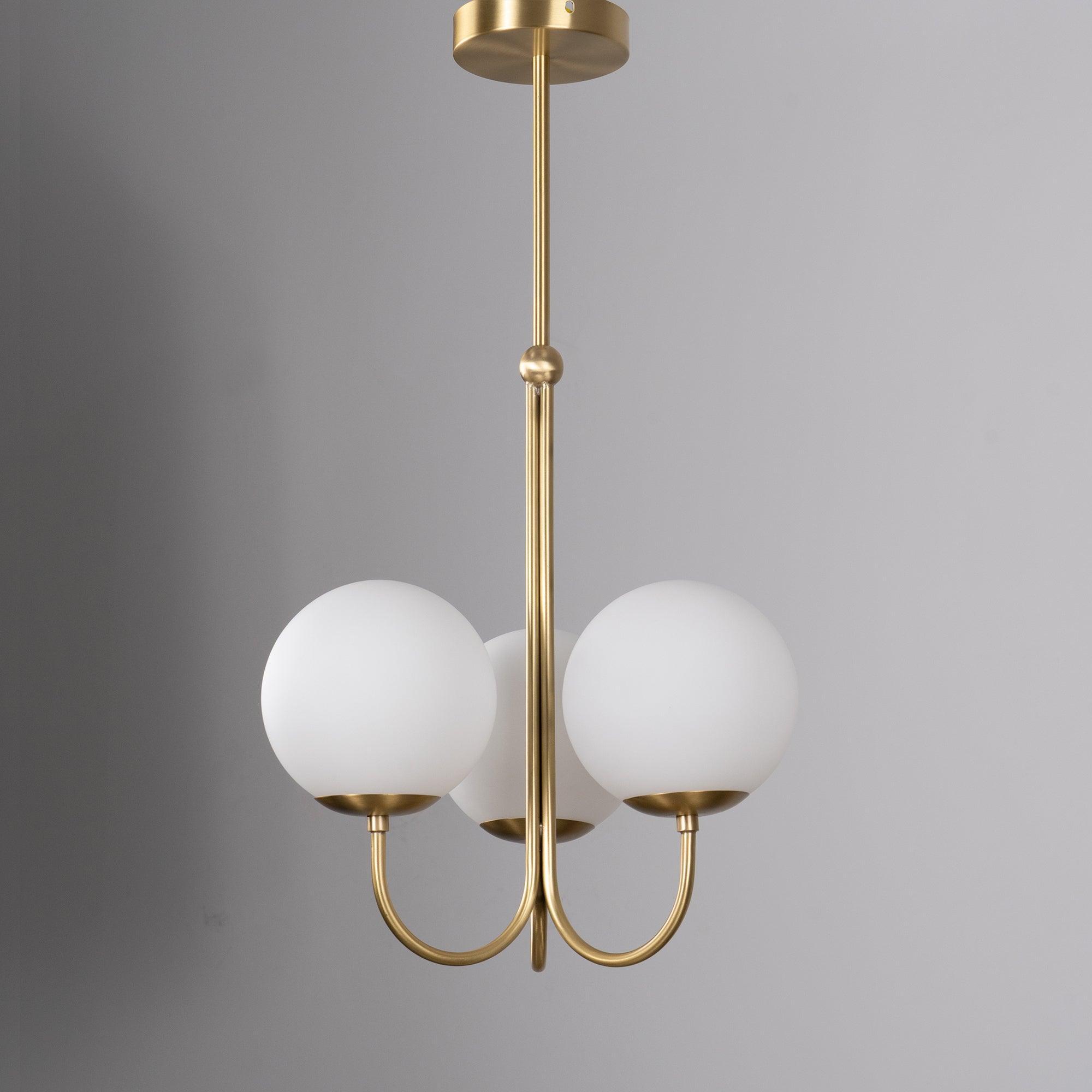 Mirelent Elegante Hängeleuchte aus Metall und Glas-Letslighting