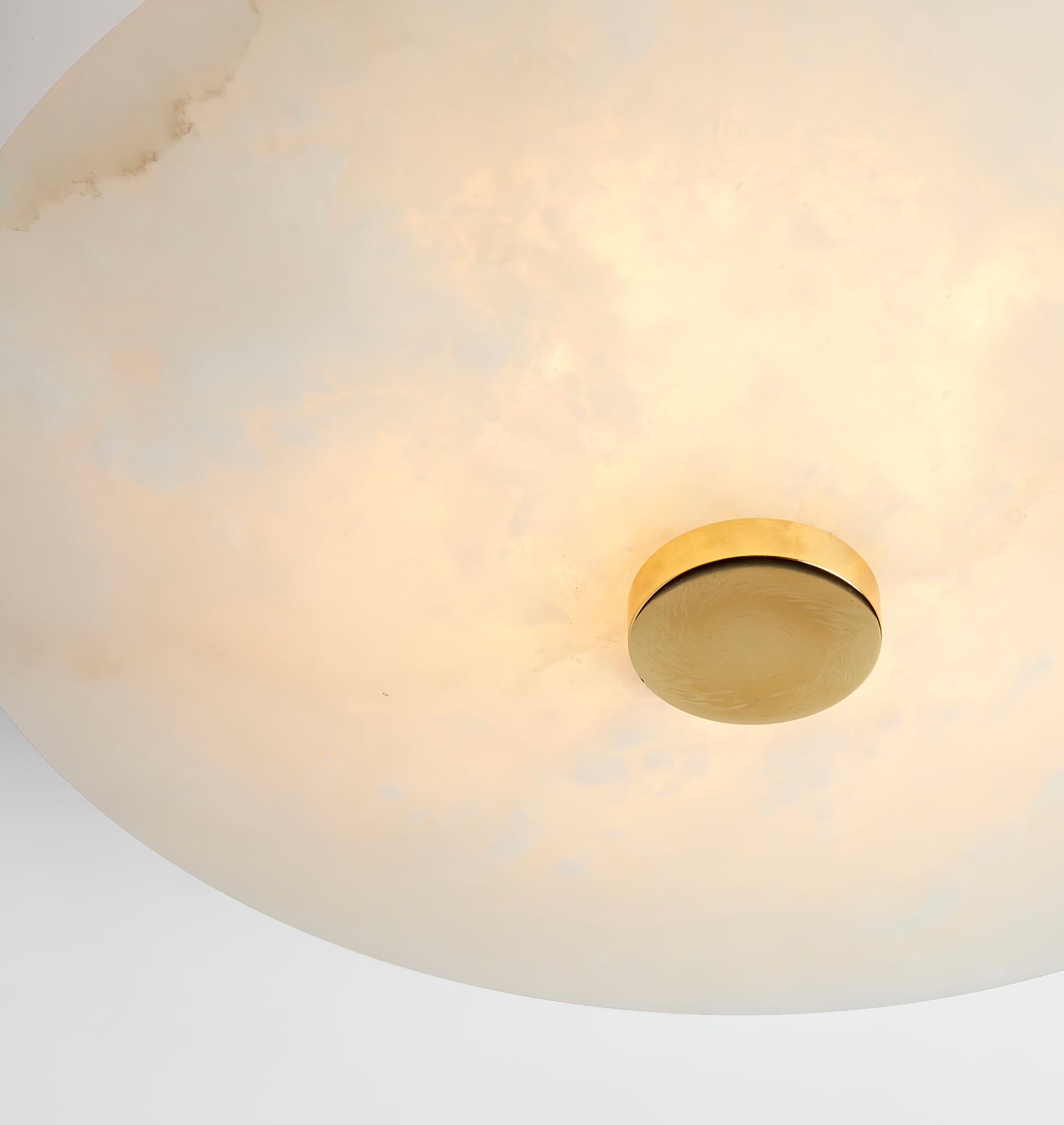 Jarnbruvyn Modern Brass Alabaster Metal Ceiling Lamp - Letslighting