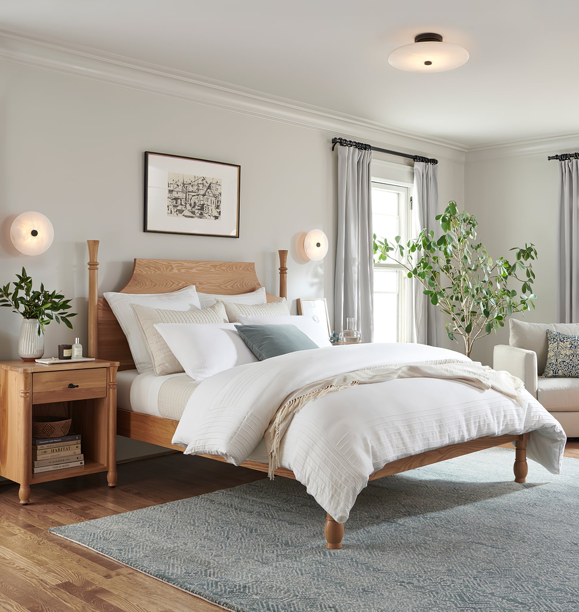 Clio Alabaster Ceiling Light - Neutralighting