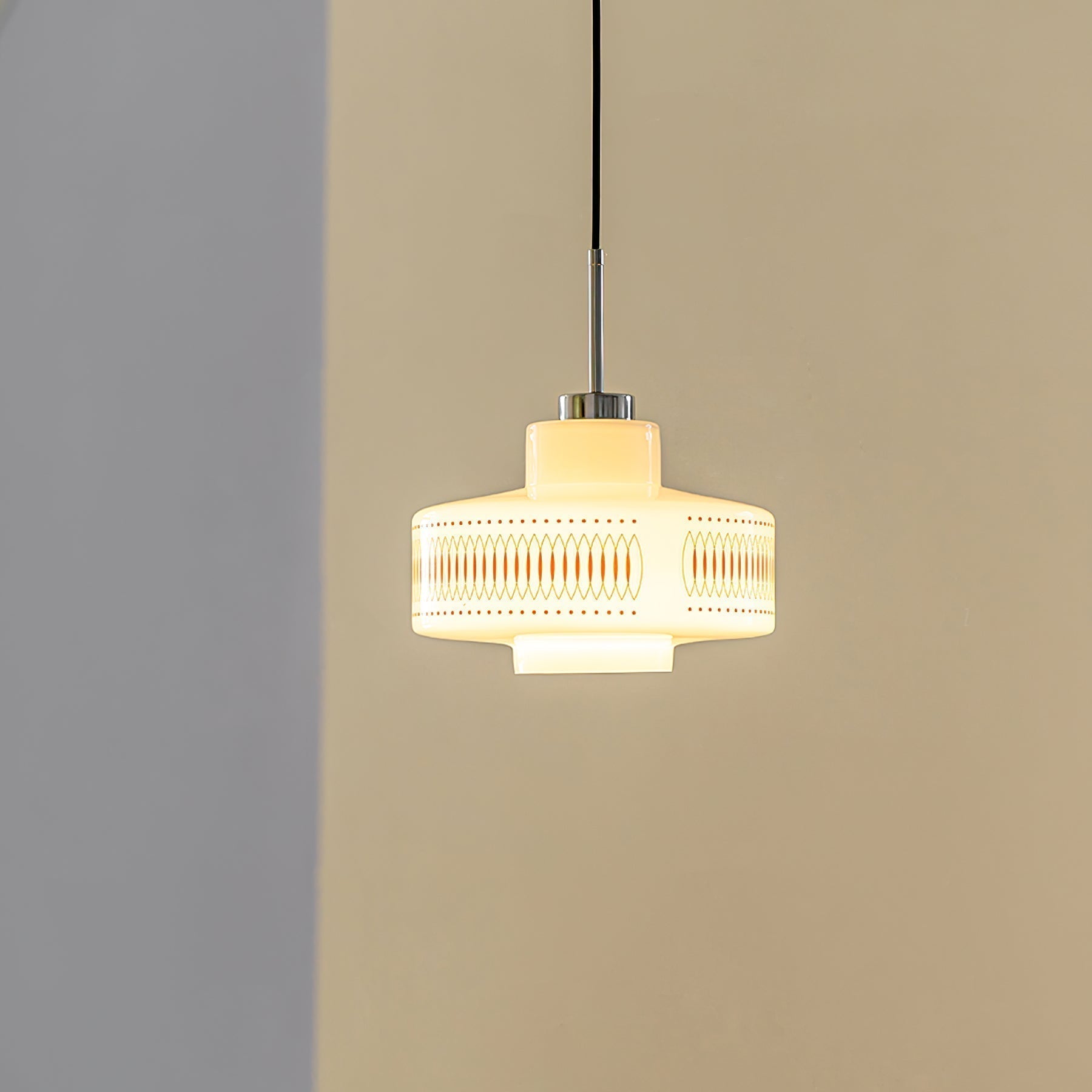 Luna Vintage Glas Pendelleuchte-Letslighting