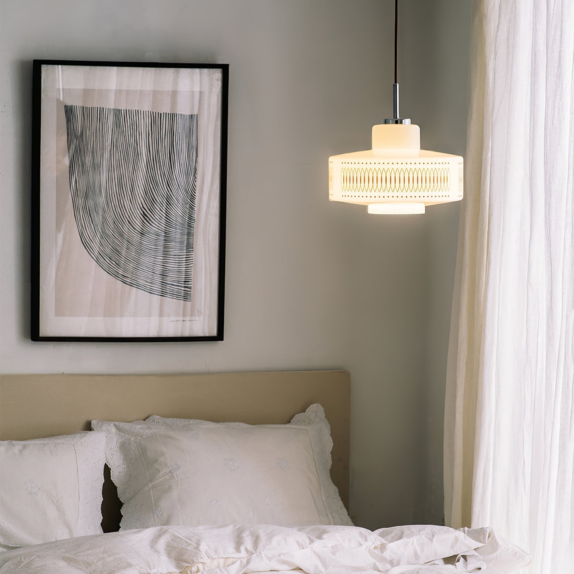 Luna Vintage Glas Pendelleuchte-Letslighting