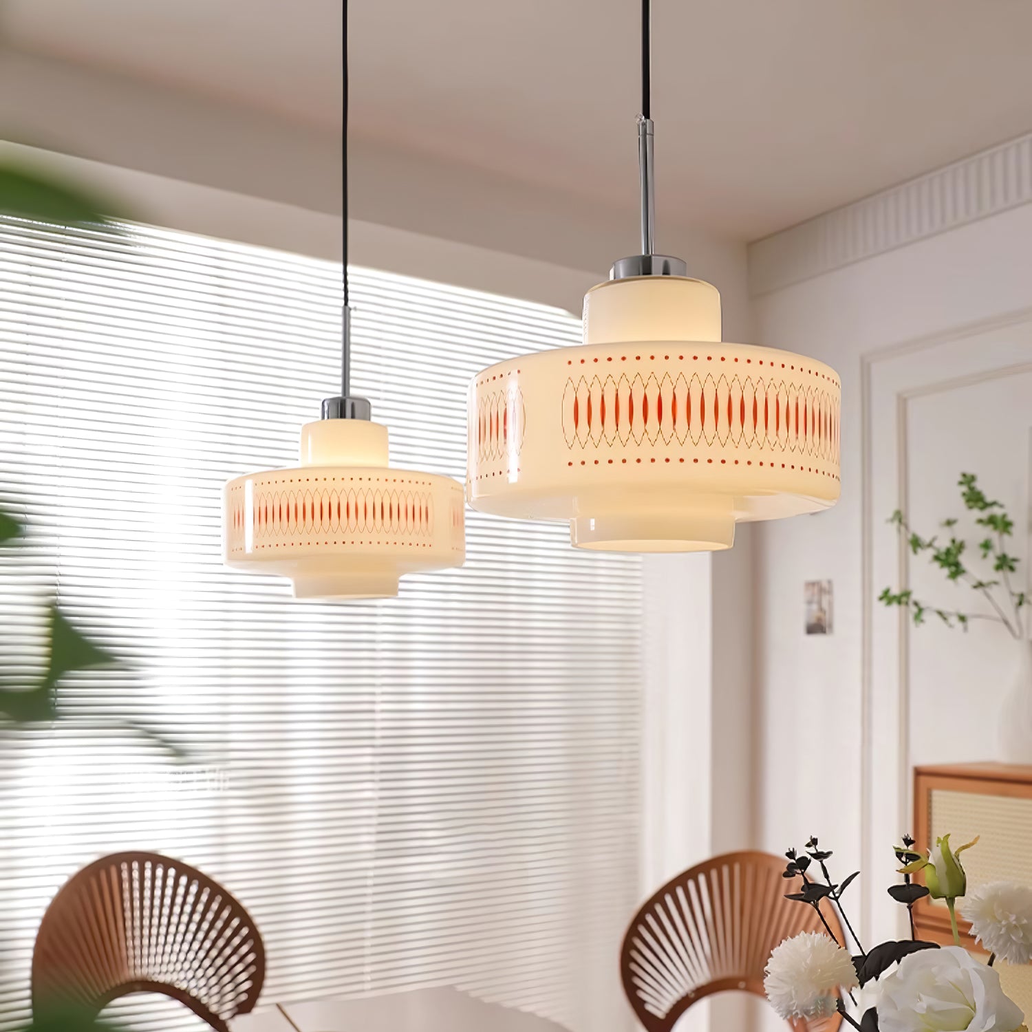 Luna Vintage Glas Pendelleuchte-Letslighting