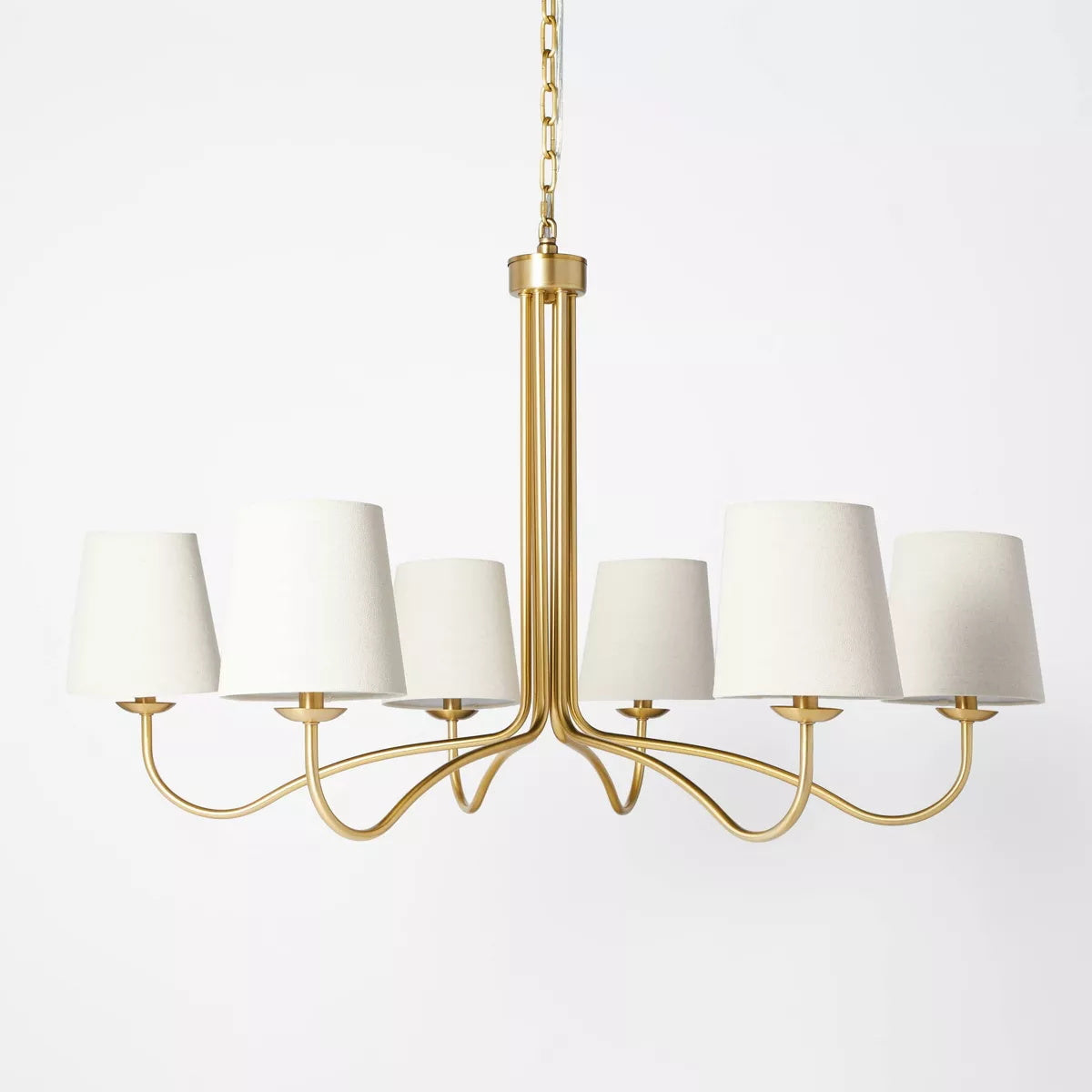 Kvennuvyn Eleganter Vintage-Stoff-Kronleuchter-Letslighting