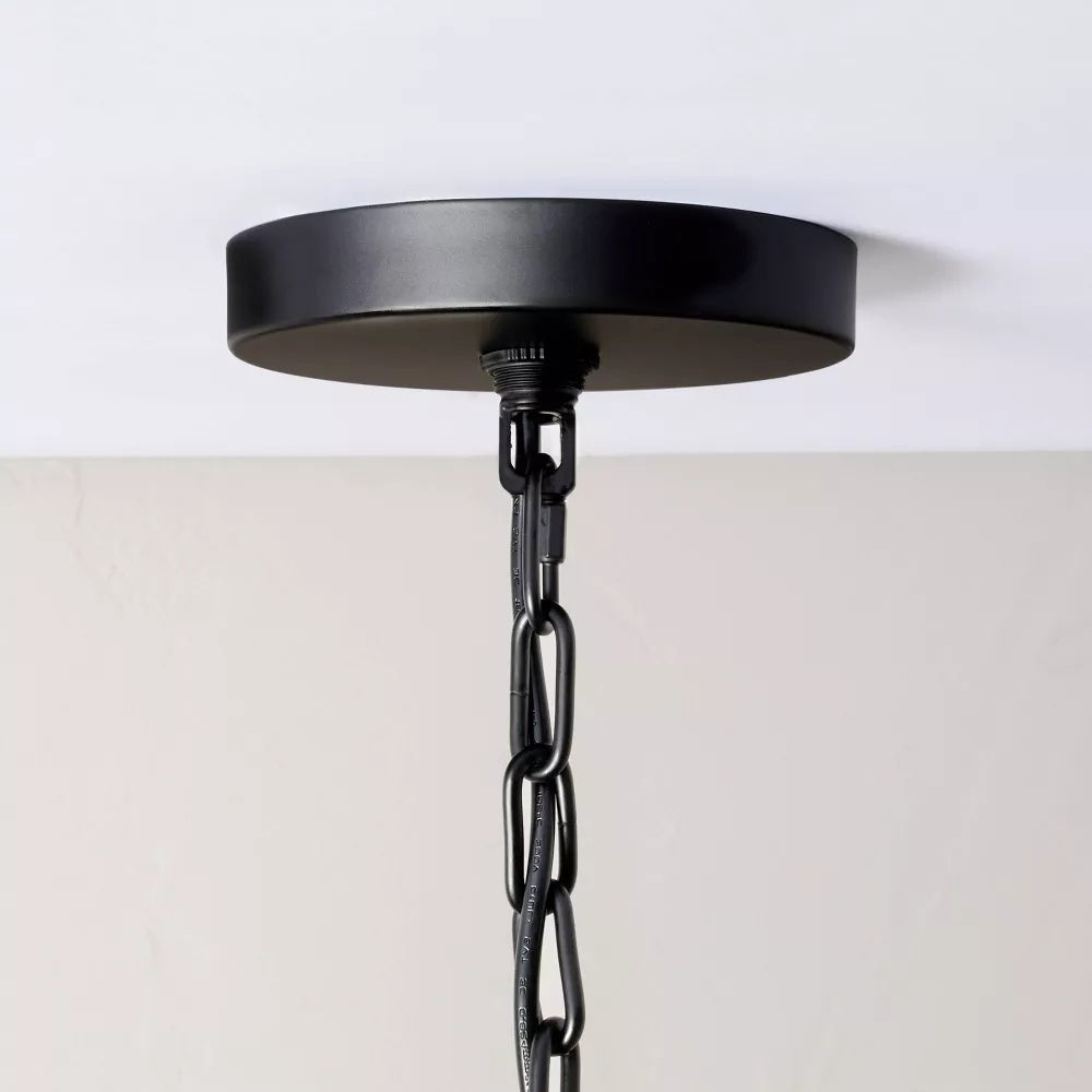Kvennuvyn Eleganter Vintage-Stoff-Kronleuchter-Letslighting