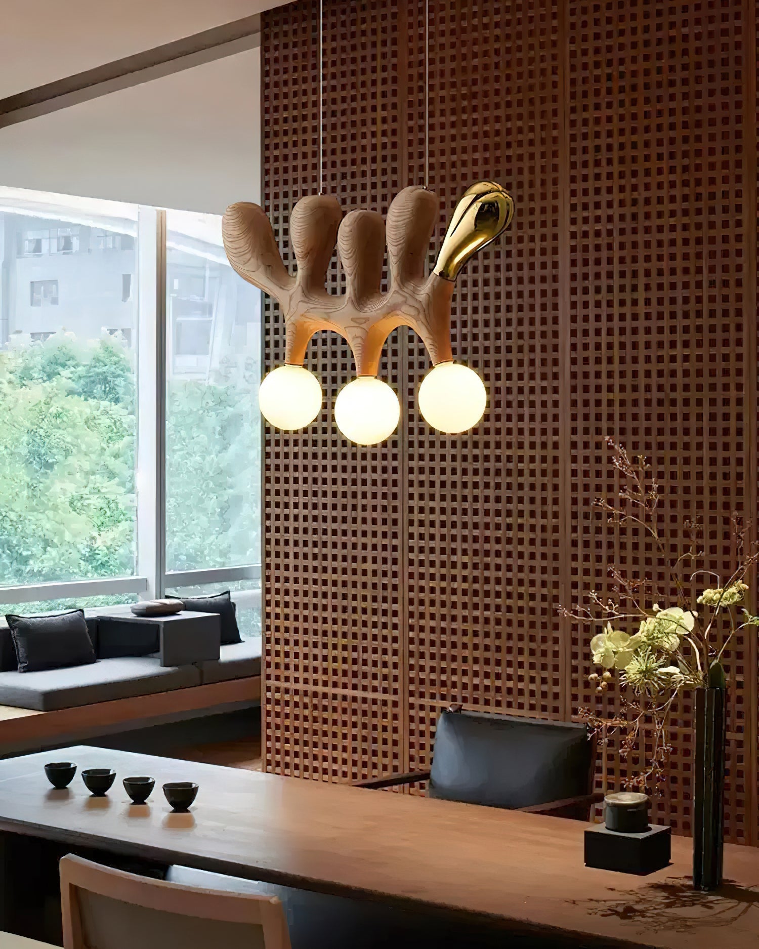Sprout Zeitgemäße Holz-Pendelleuchte-Letslighting