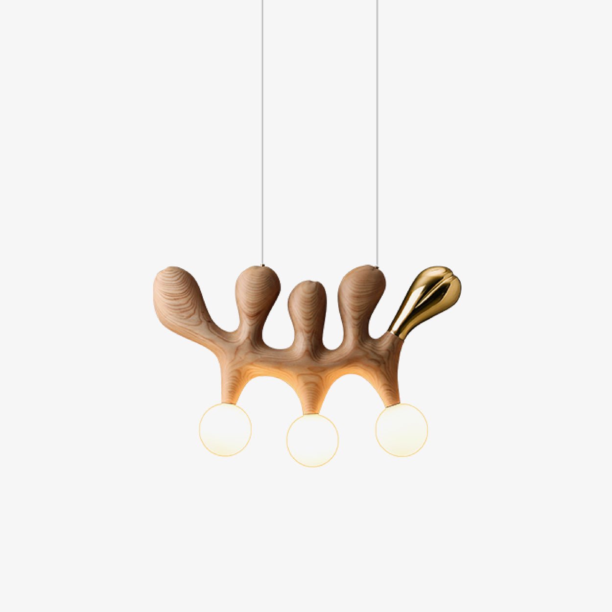 Sprout Zeitgemäße Holz-Pendelleuchte-Letslighting
