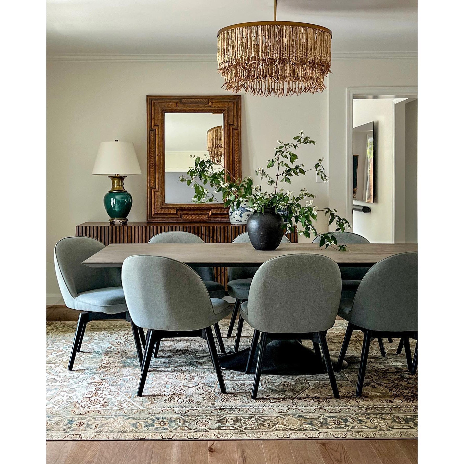 Ljomuvyn Moderne Vintage Holz-Deckenlampe Wohnzimmer-Letslighting