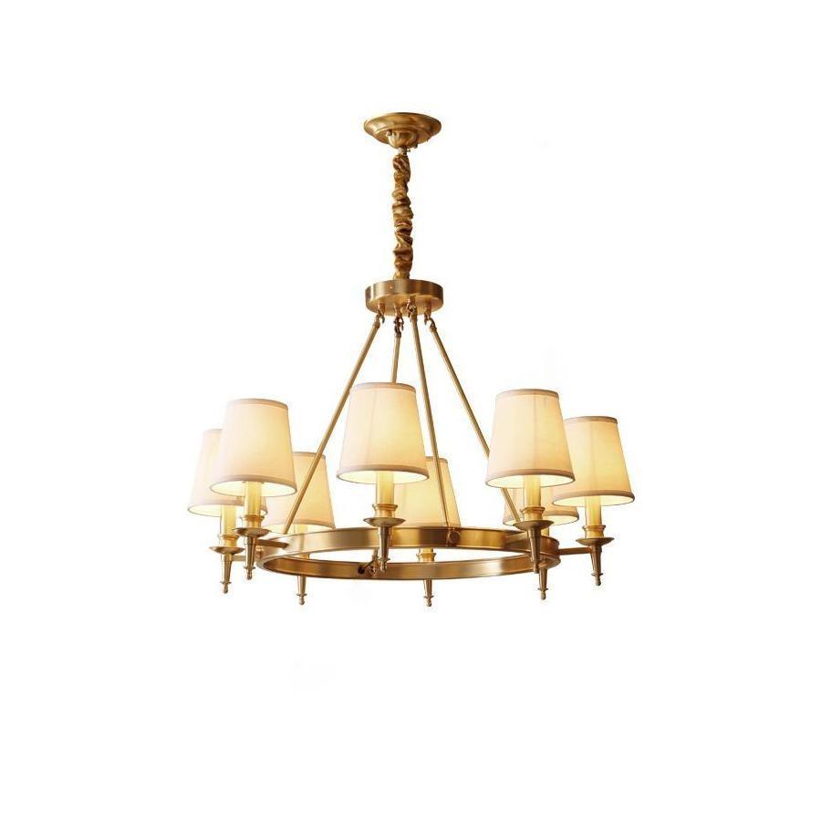 Antique Brass Chandelier - Blowlighting