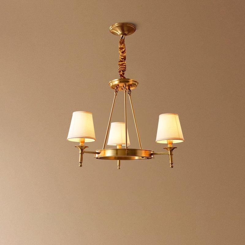 Antique Brass Chandelier - Blowlighting