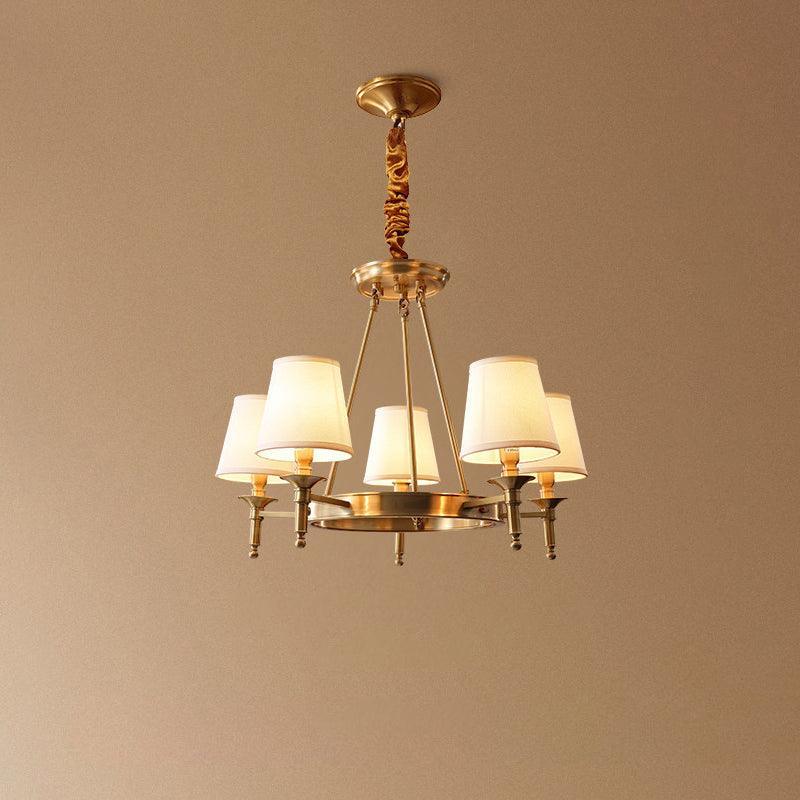 Antique Brass Chandelier - Blowlighting