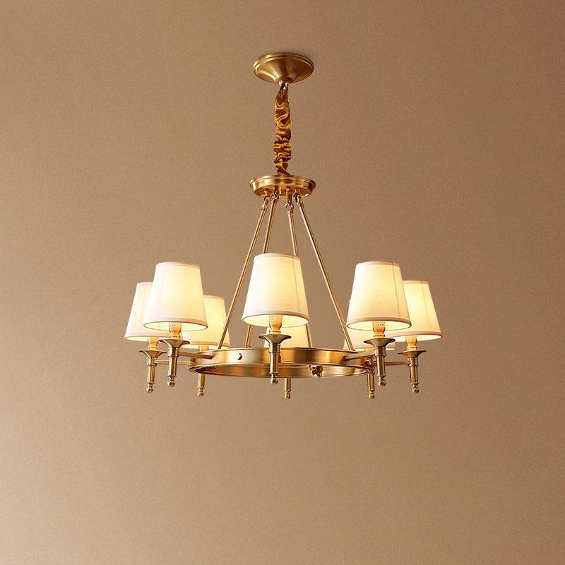 Antique Brass Chandelier - Blowlighting