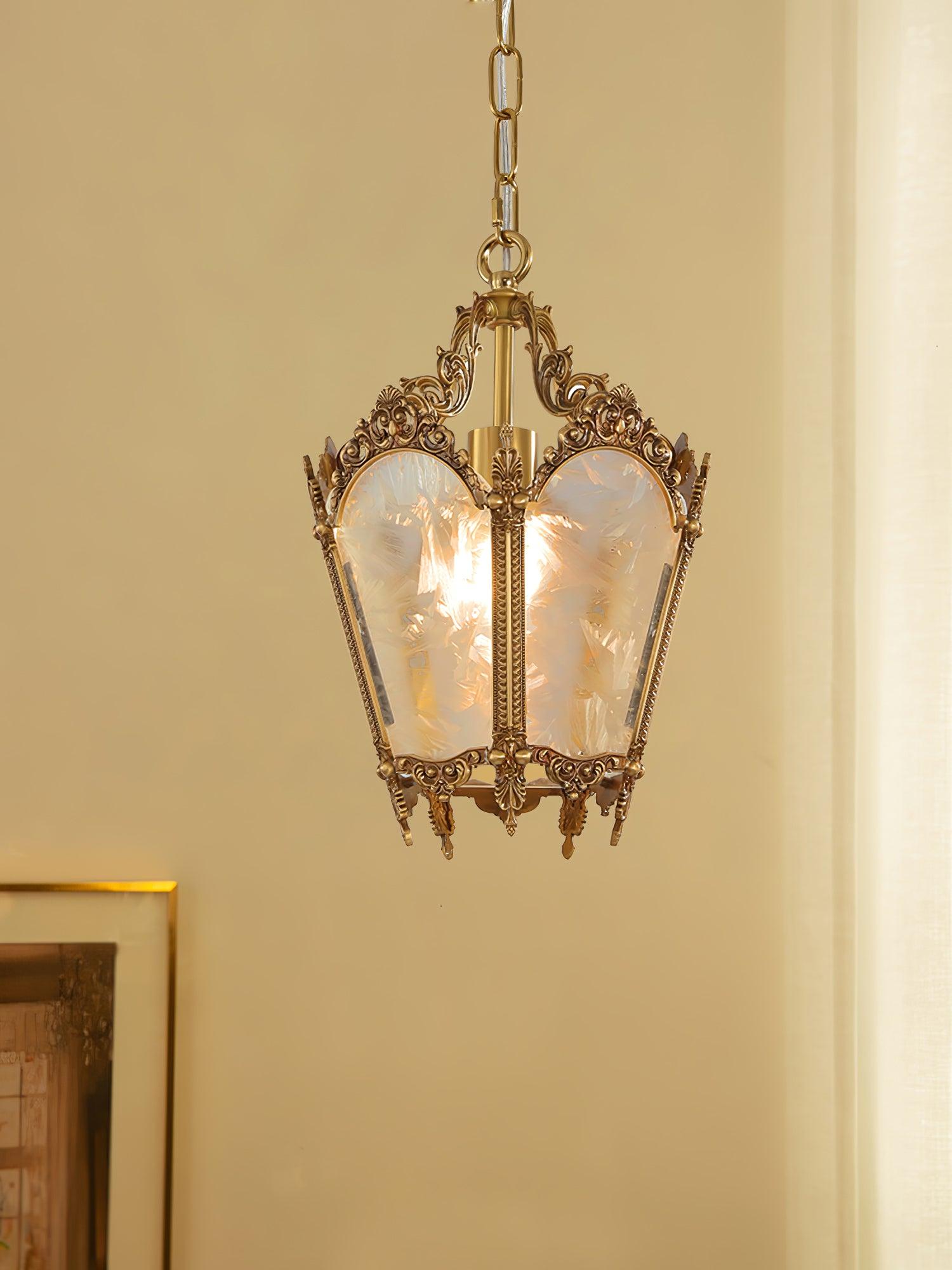 Lustra Pendelleuchte Messing Empire Antik Elegant-Letslighting