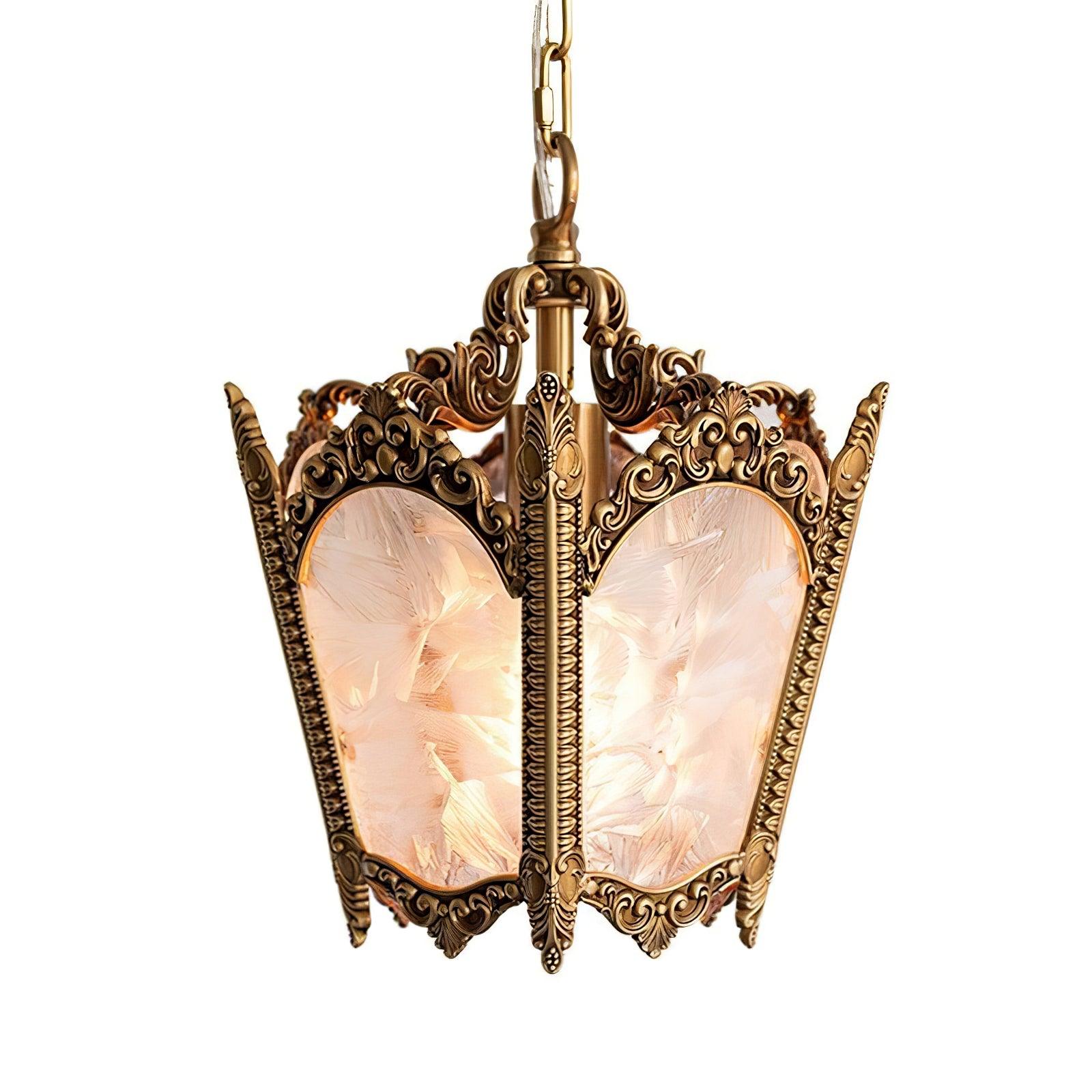 Lustra Pendelleuchte Messing Empire Antik Elegant-Letslighting