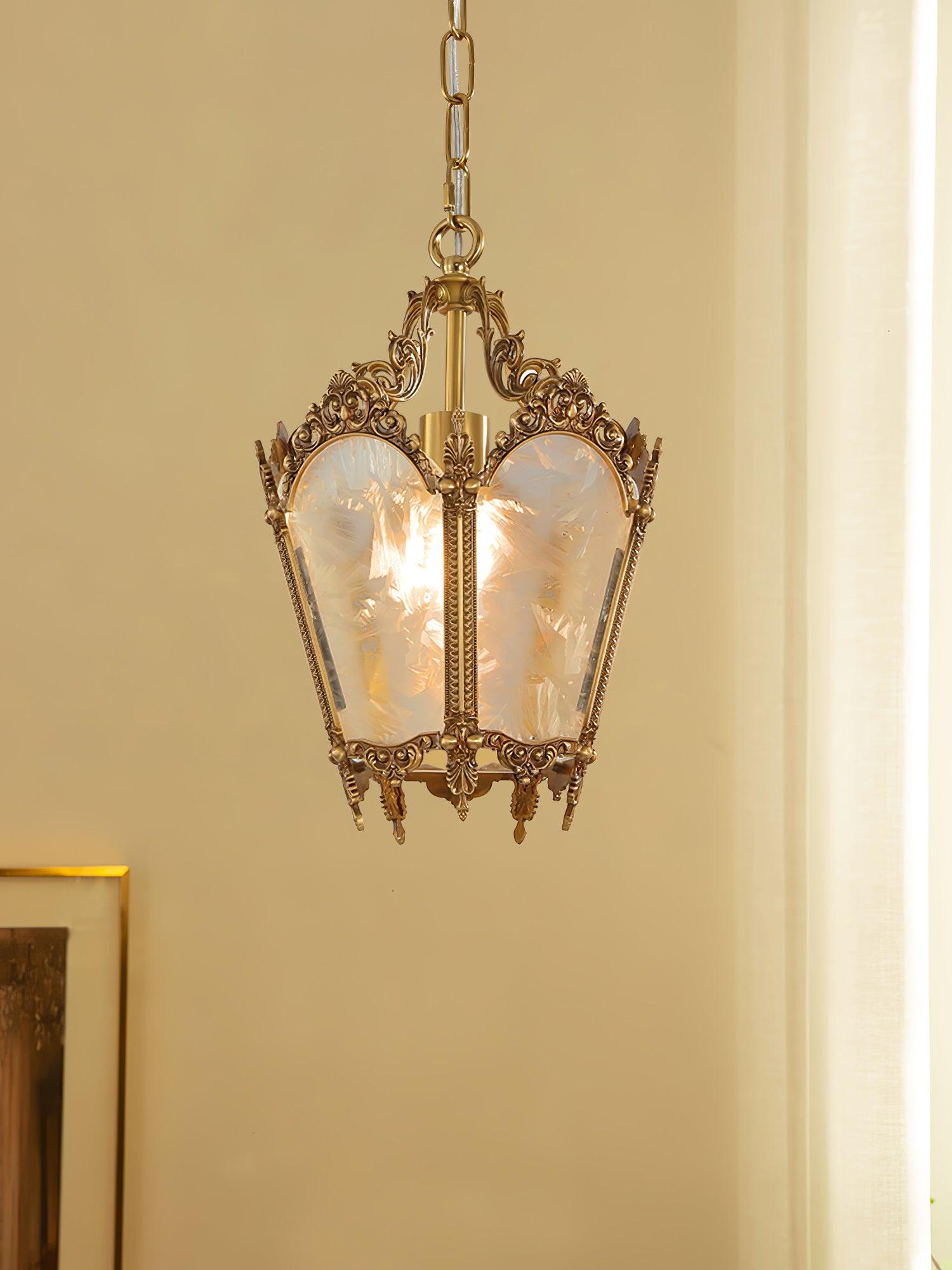 Lustra Pendelleuchte Messing Empire Antik Elegant-Letslighting