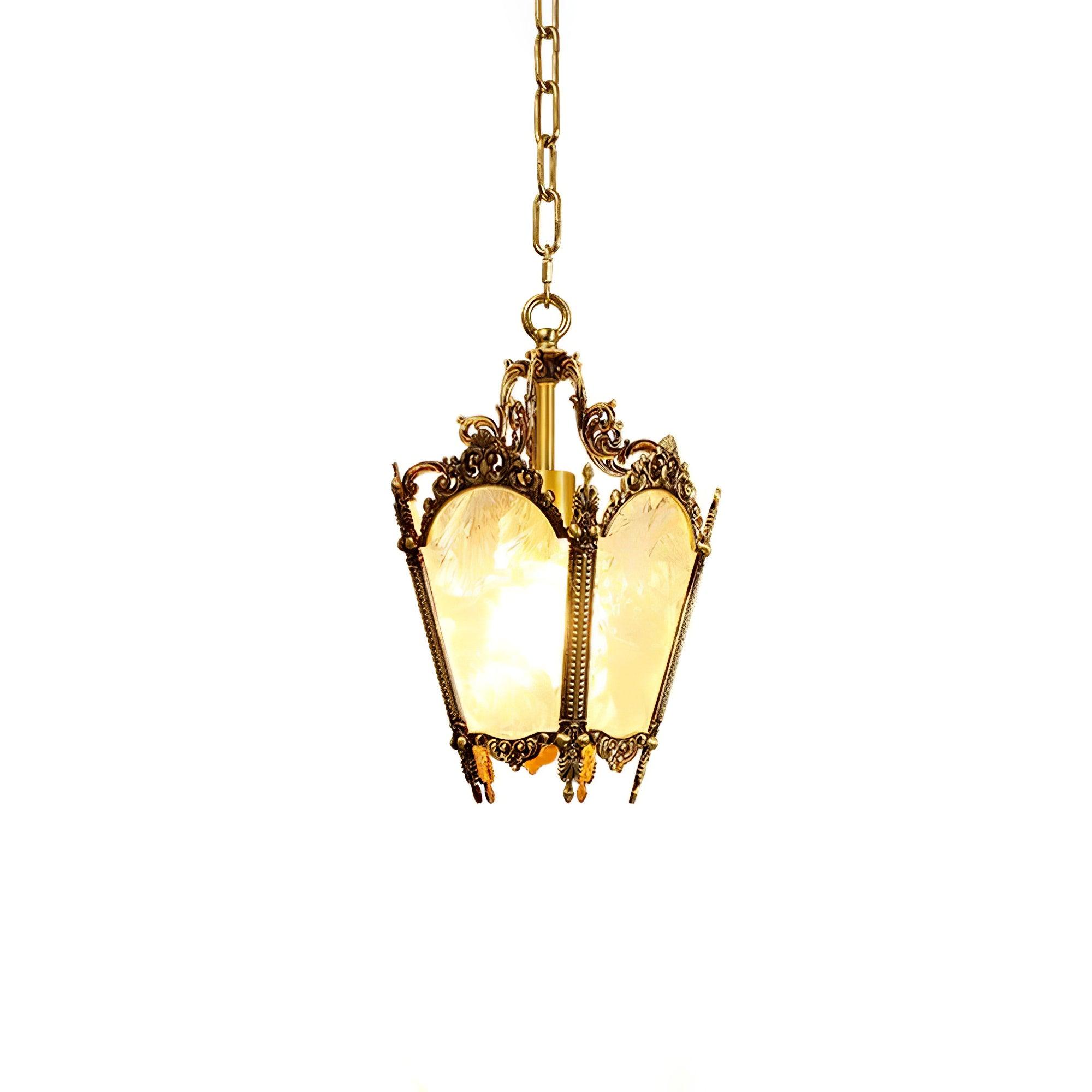 Lustra Pendelleuchte Messing Empire Antik Elegant-Letslighting