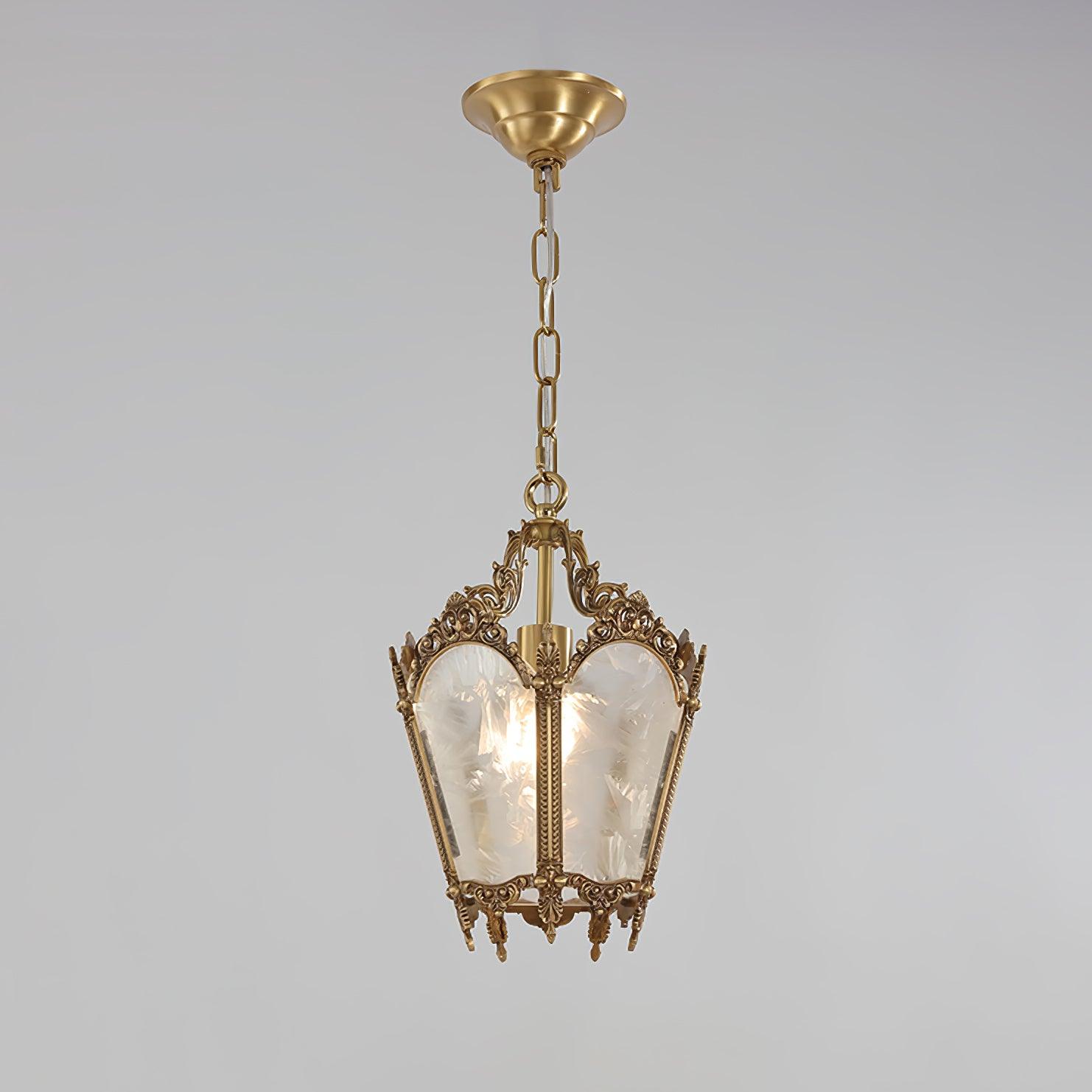 Lustra Pendelleuchte Messing Empire Antik Elegant-Letslighting