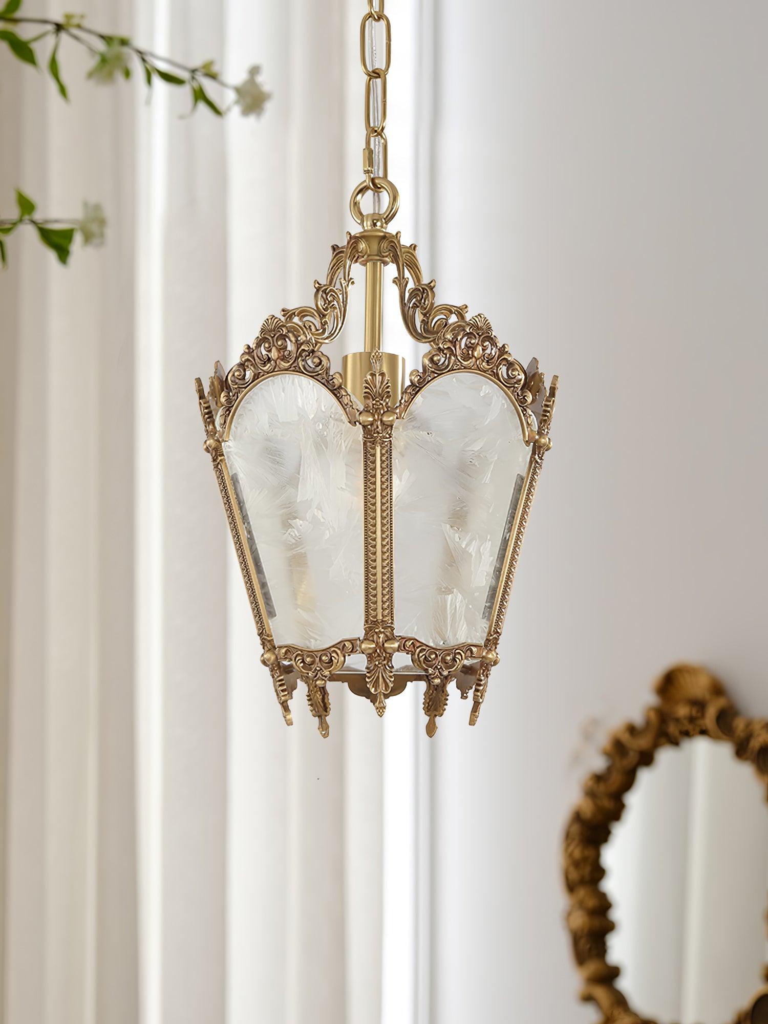Lustra Pendelleuchte Messing Empire Antik Elegant-Letslighting