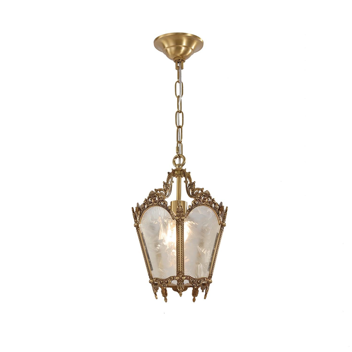 Lustra Pendelleuchte Messing Empire Antik Elegant-Letslighting